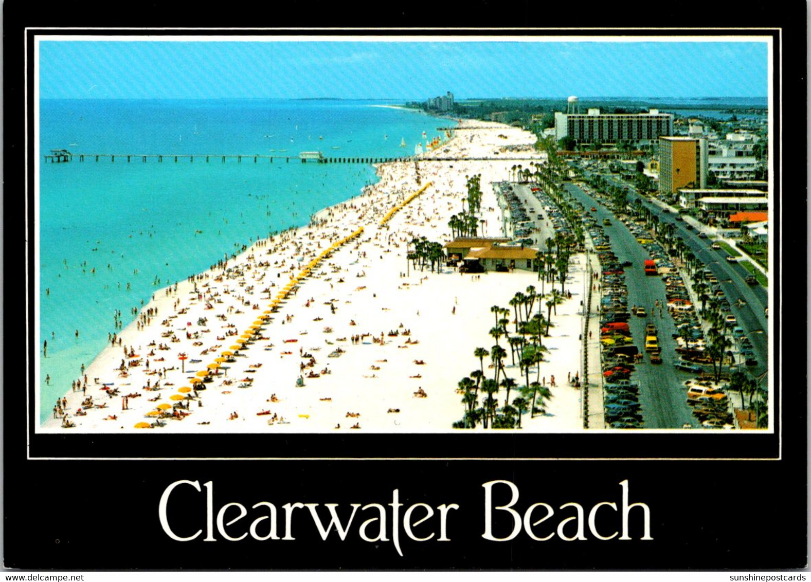 Florida Clearwater Beach Aerial View - Clearwater