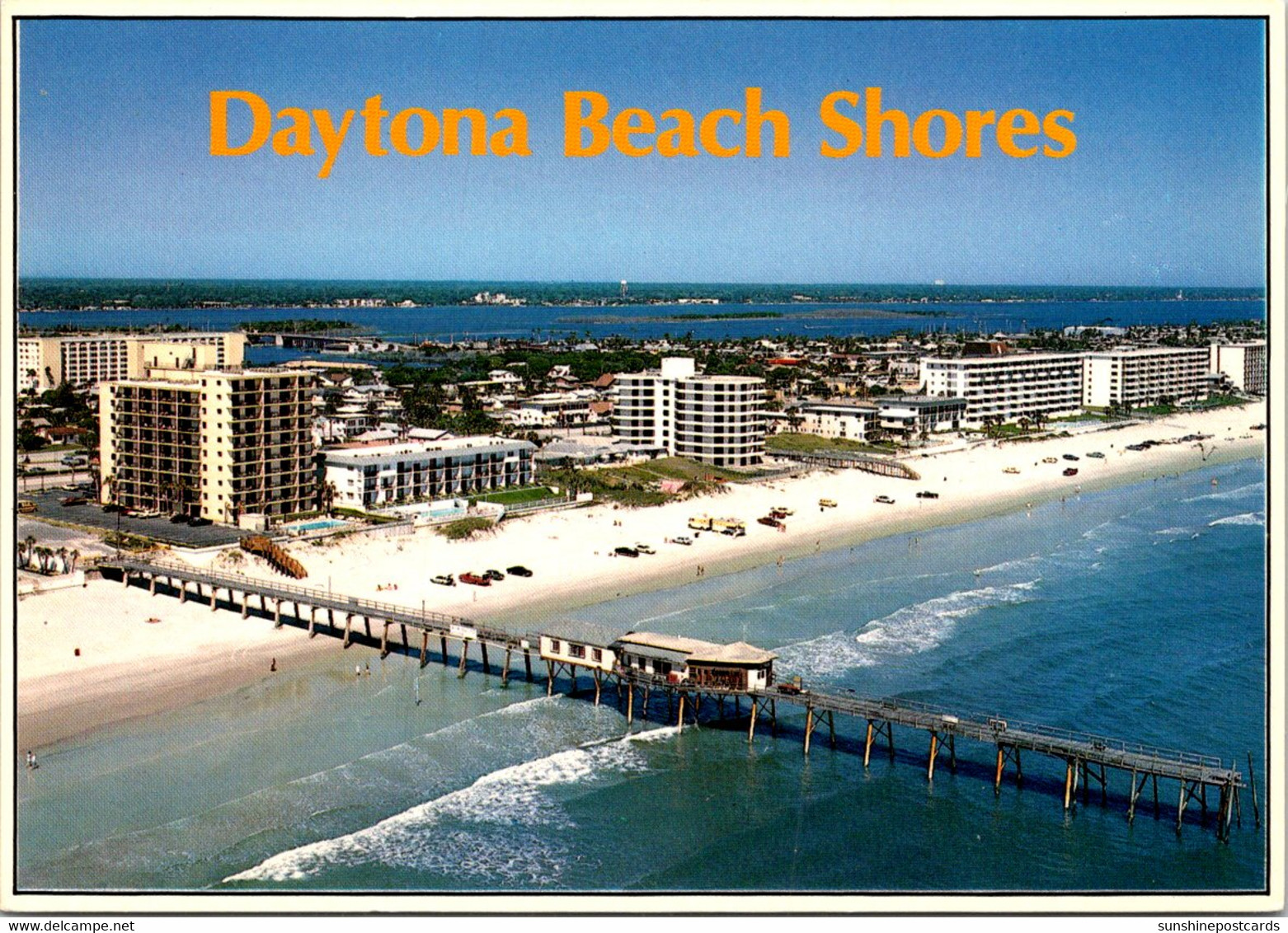 Florida Daytona Beach Shores Showing Pier - Daytona