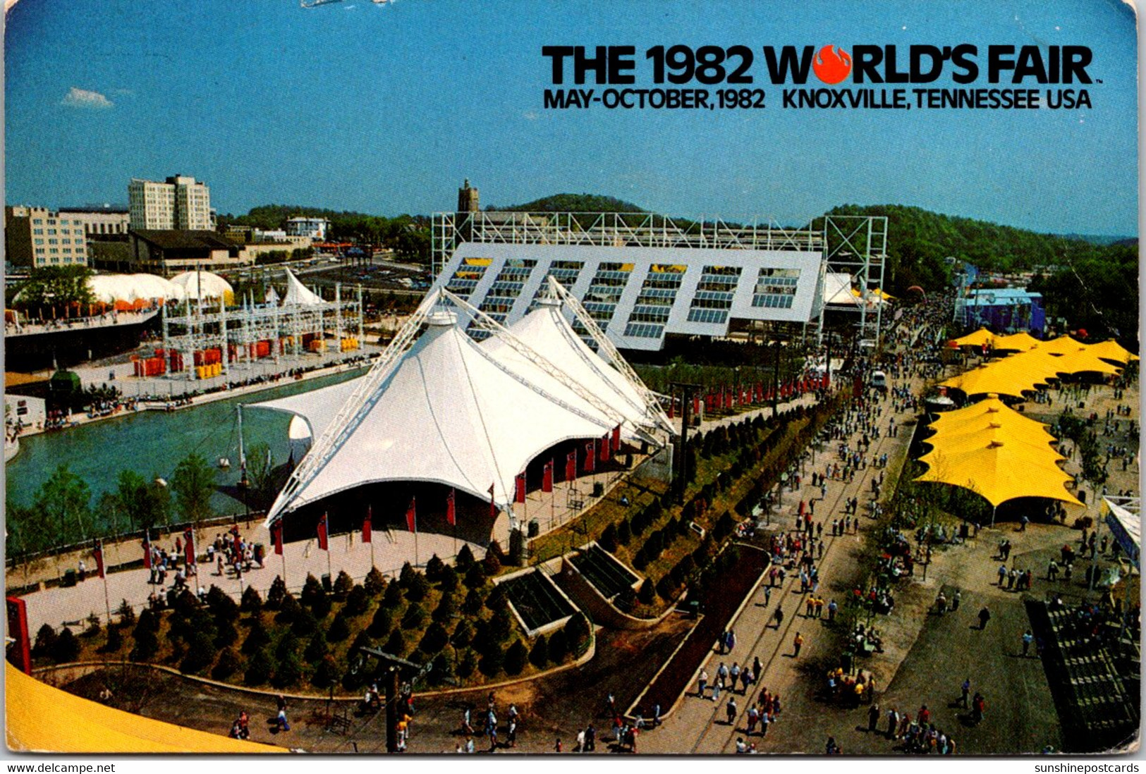 Tennessee Knoxville 1982 World's Fair Overview - Knoxville