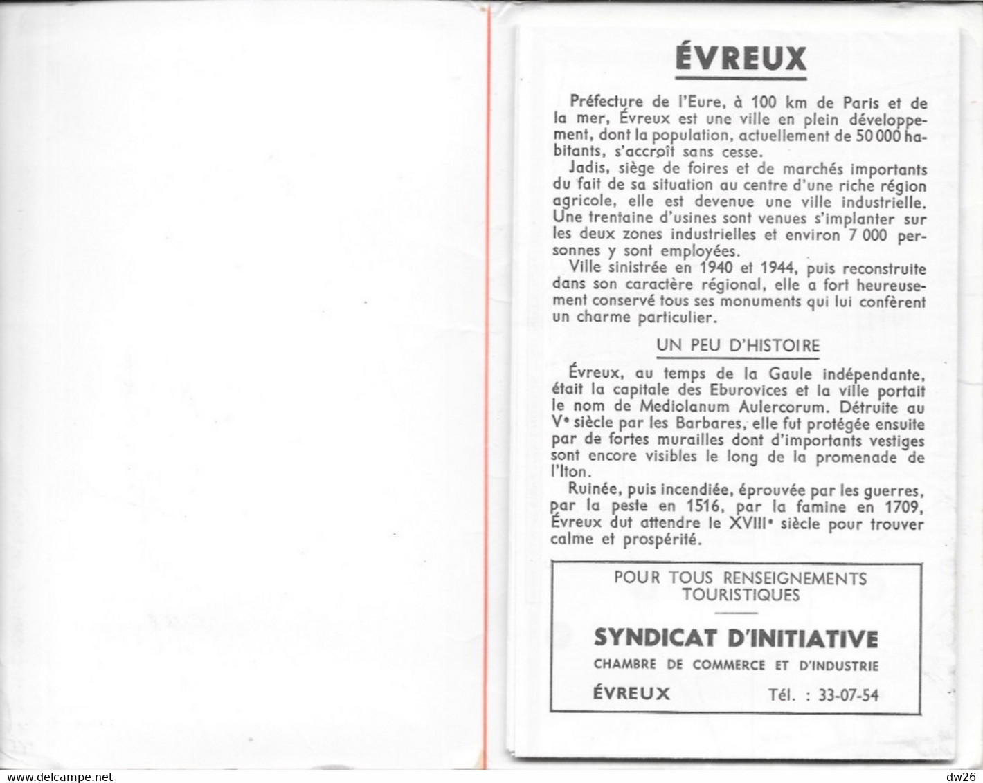 Plan Guide Blay: Evreux (Eure), Renseignements Divers, Répertoire Des Rues - Andere & Zonder Classificatie