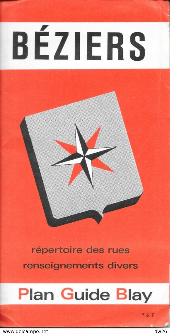 Plan Guide Blay: Béziers, Renseignements Divers, Répertoire Des Rues - Andere & Zonder Classificatie