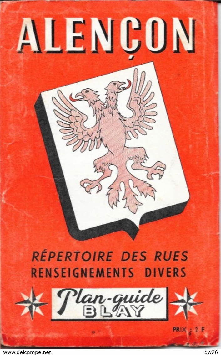 Plan Guide Blay: Alençon (Orne) Renseignements Divers, Répertoire Des Rues - Année 1967 - Altri & Non Classificati