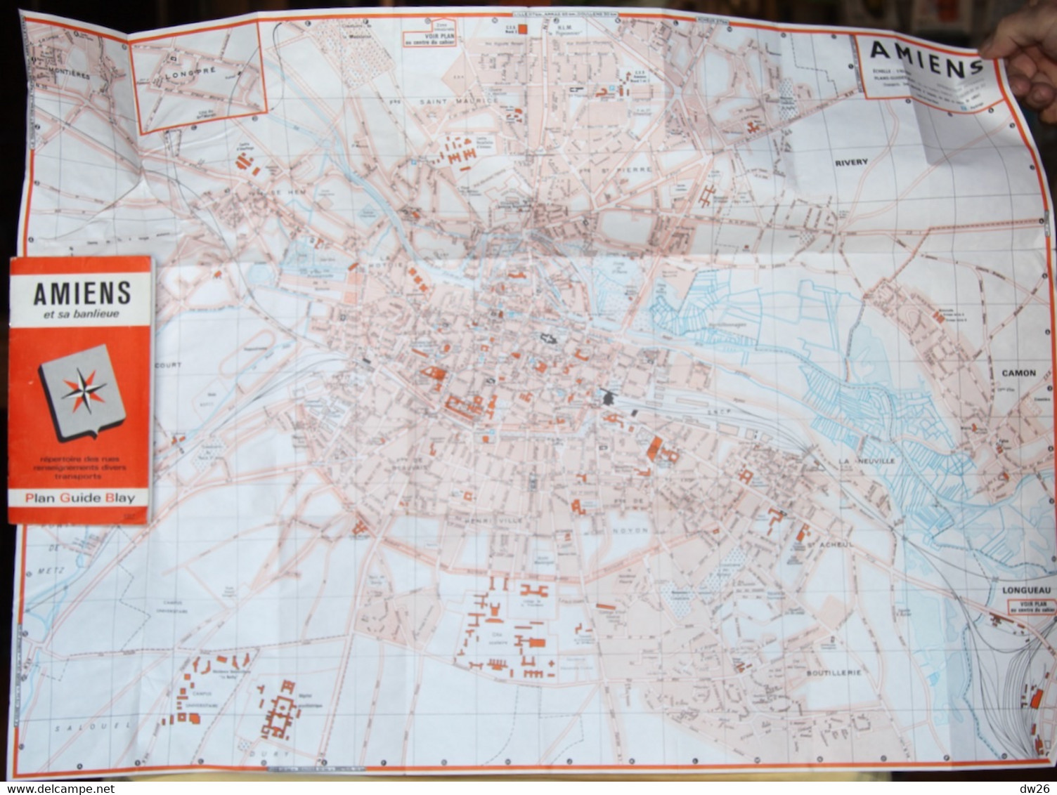 Plan Guide Blay: Amiens Et Sa Banlieue, Transports, Renseignements Divers, Répertoire Des Rues - Andere & Zonder Classificatie