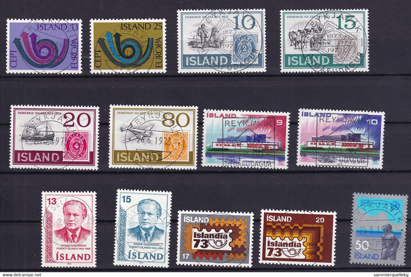 Island, Lot Von 1973, Gestempelt (Nr.1186) - Used Stamps