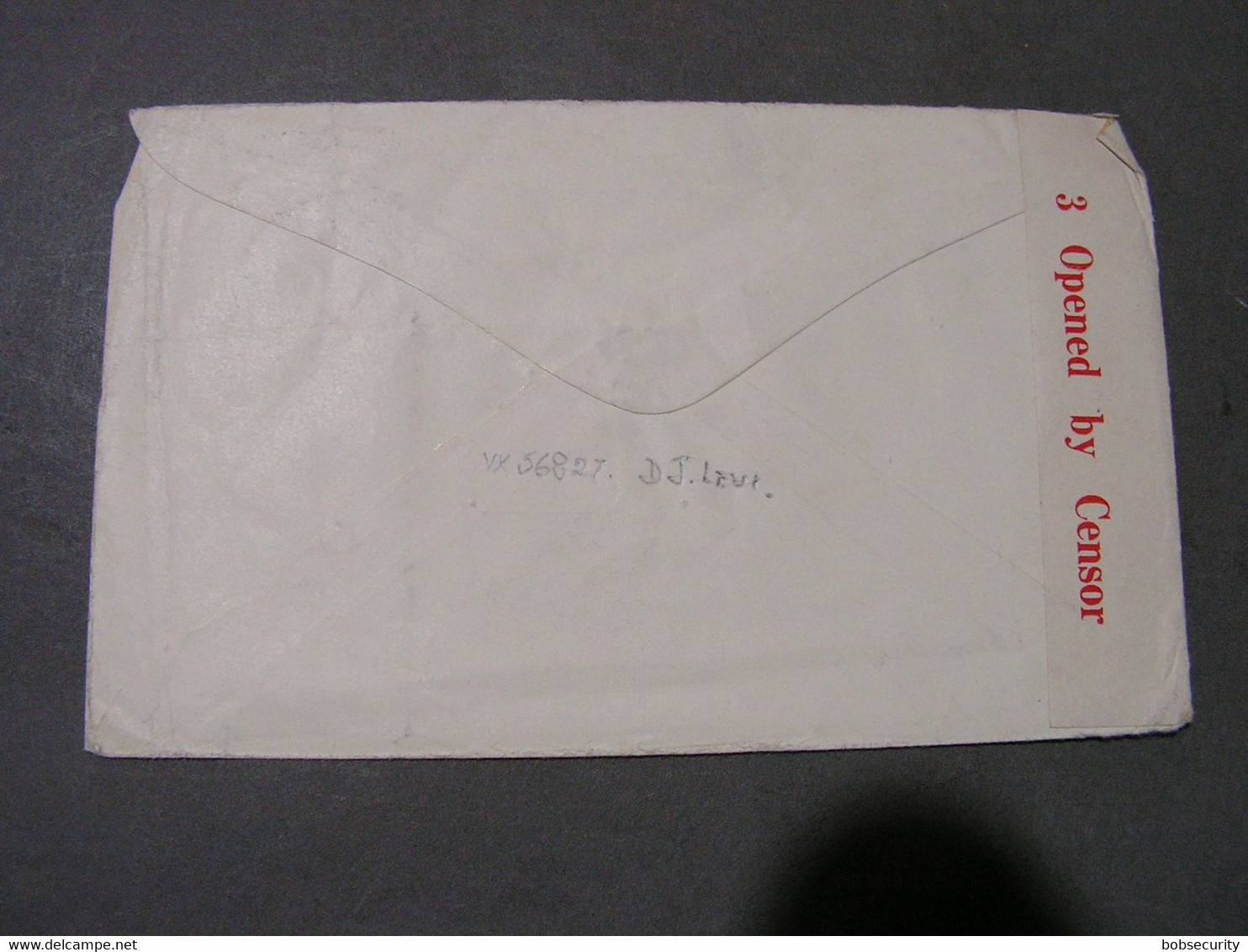 Australien , Censor 1942 Cv. To GB  SHIP MAILROOM - Briefe U. Dokumente