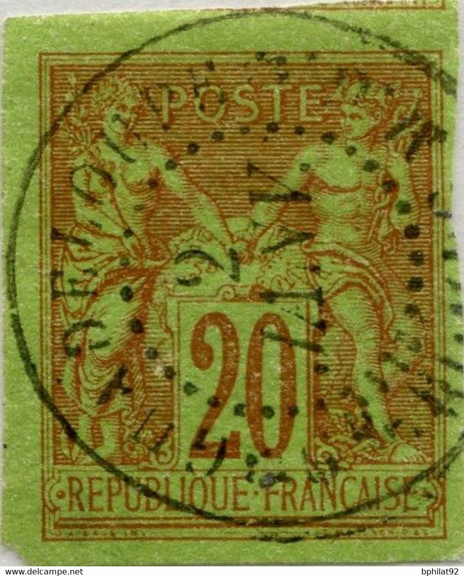 !!! N°42 OBLITÉRÉ GRAND BOURG MG (MARIE GALANTE) GUADELOUPE - Sage