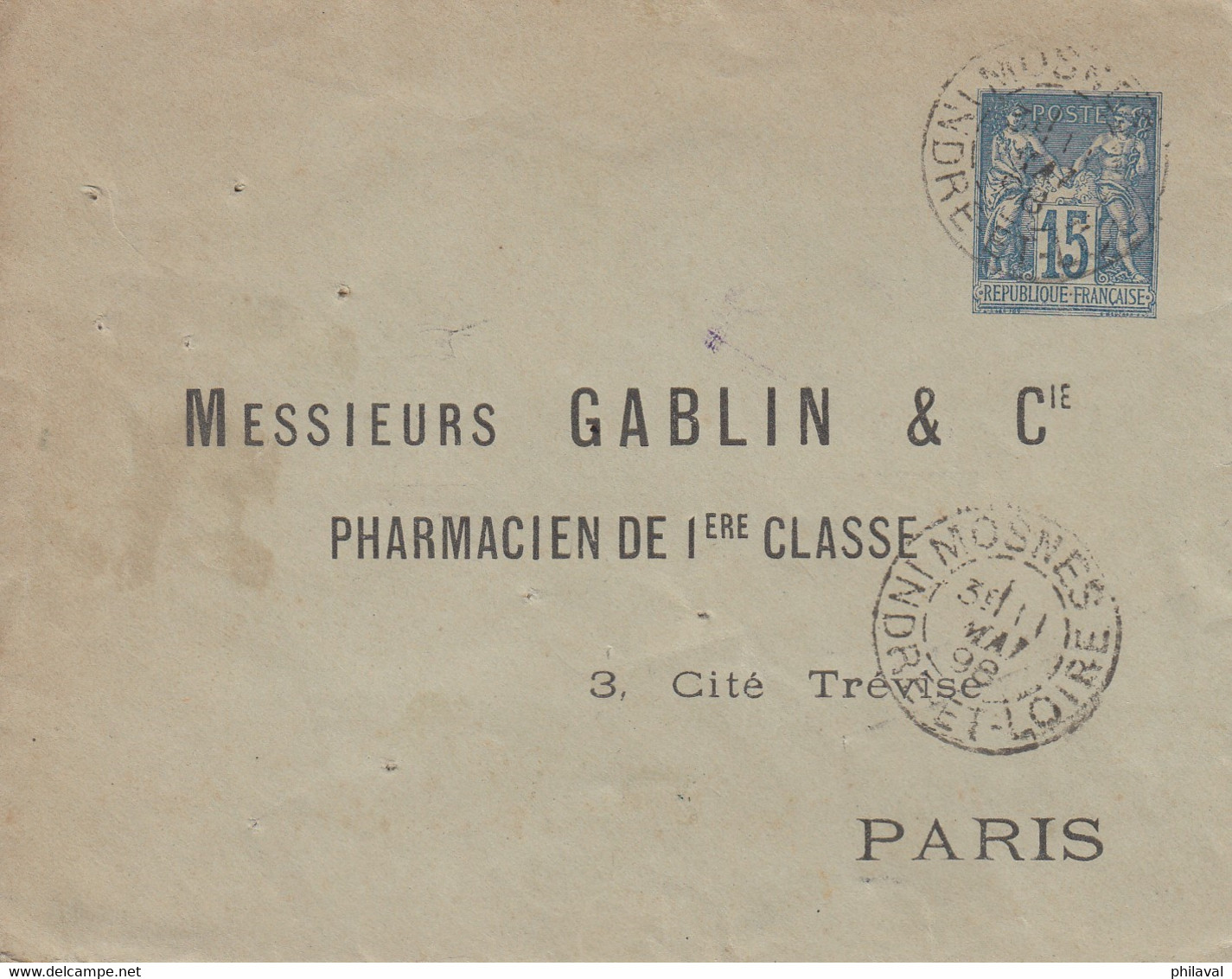 Lot De 6 Lettres-entiers Postaux De France - Lots Et Collections : Entiers Et PAP