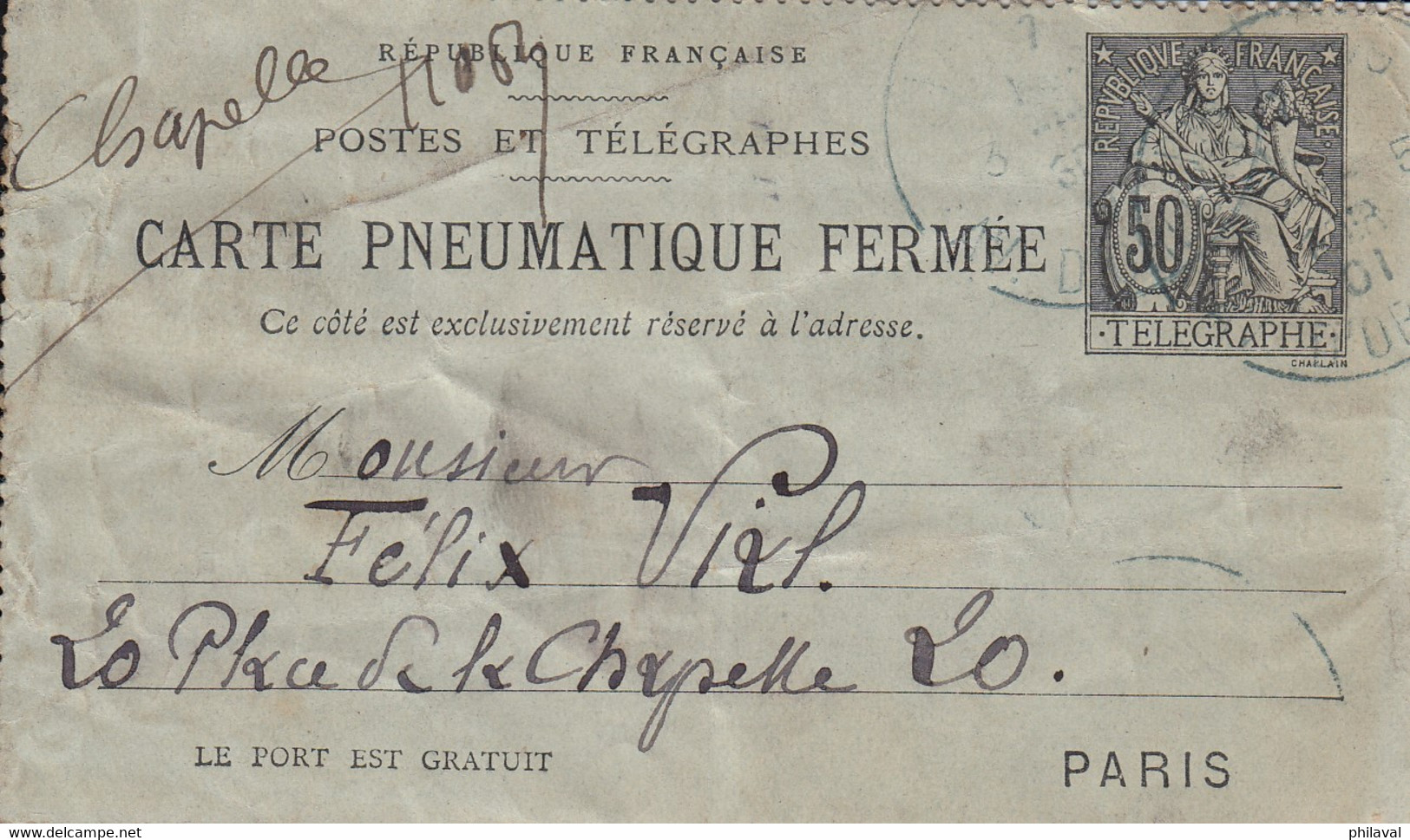 Lot de 4 carte lettres et 3 bandes de journaux-entiers postaux de France