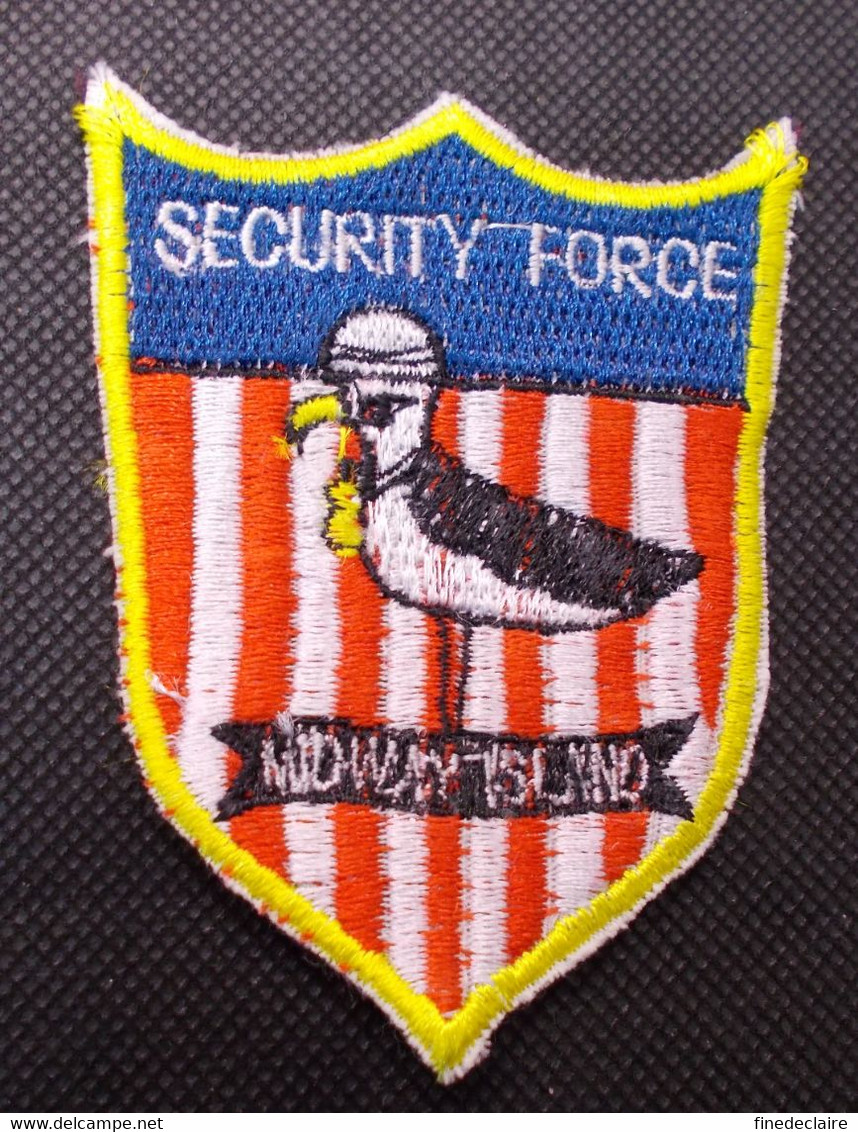 Ecusson/patch - US Navy - Sécurity Force - Midway Island - Ecussons Tissu