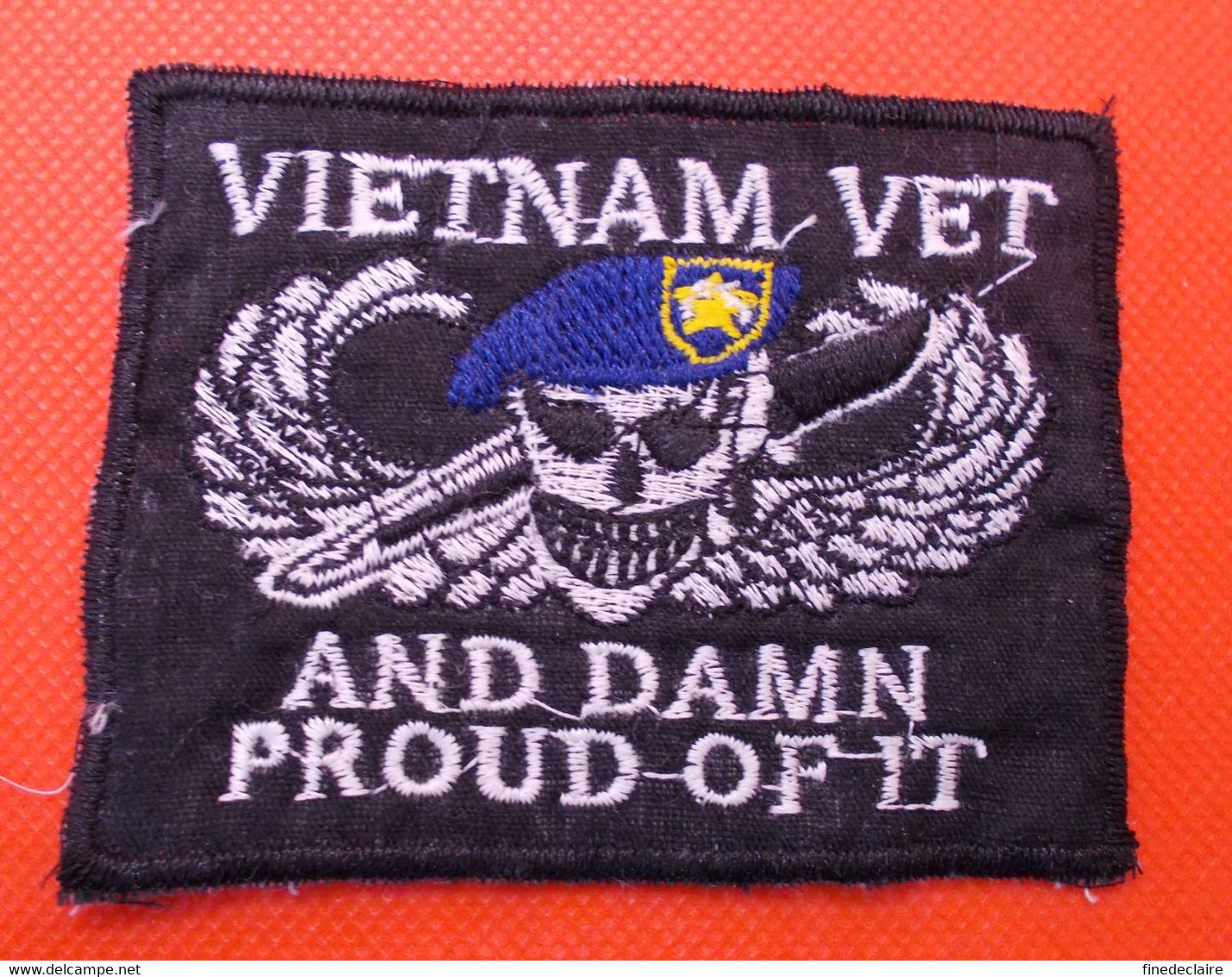 Ecusson/patch - Vietnam Vet And Damn Proud Of It - Ecussons Tissu