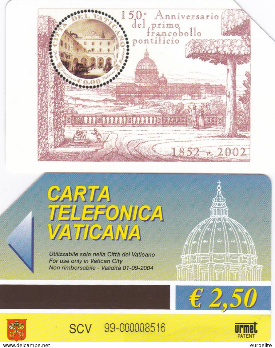 USATE   Città Del Vaticano 150° Primo Francobollo Vaticano - Vaticano