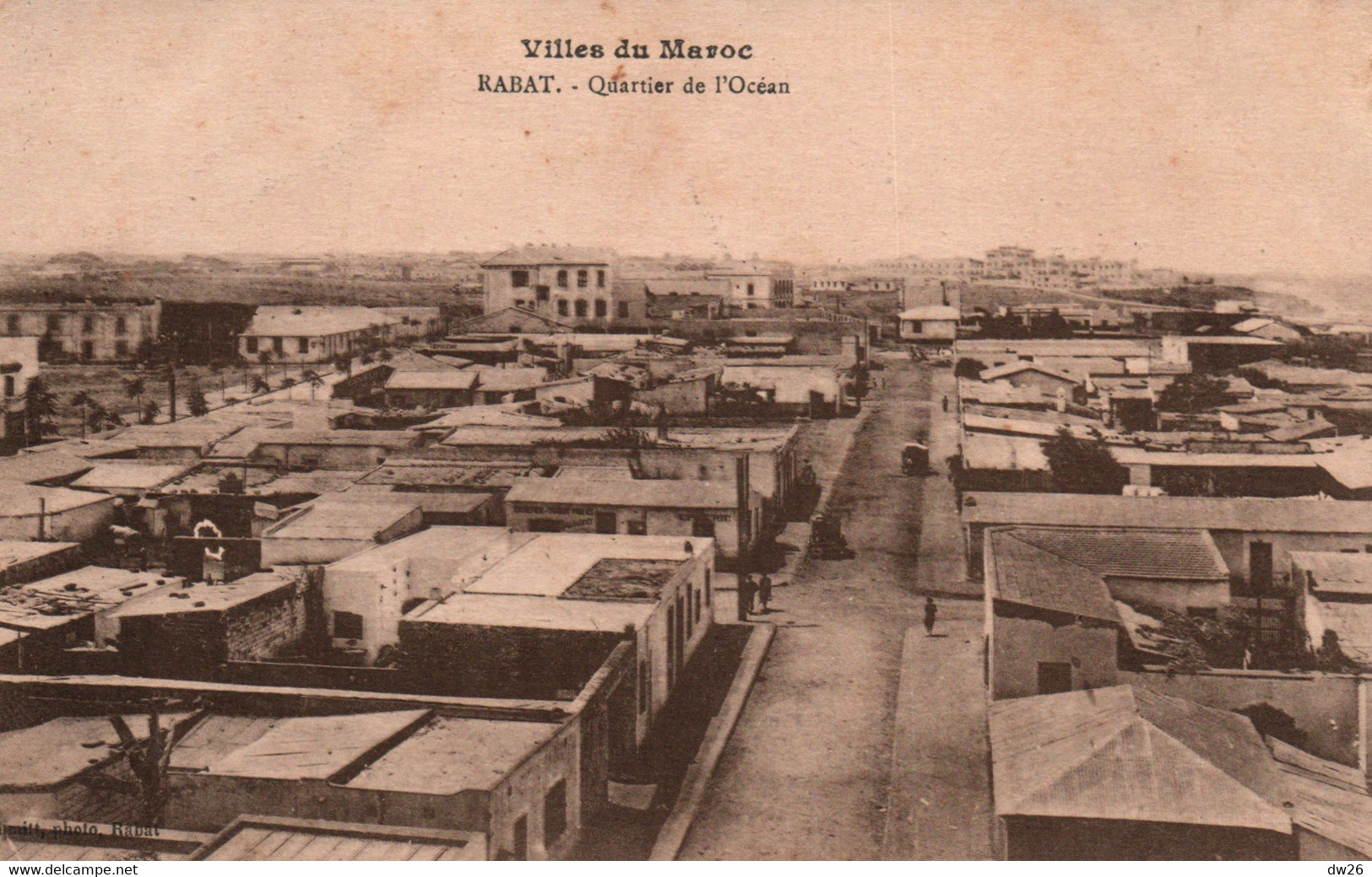 Les Villes Du Maroc: Rabat, Quartier De L'Océan - Schmitt Photo - Carte Non Circulée - Rabat