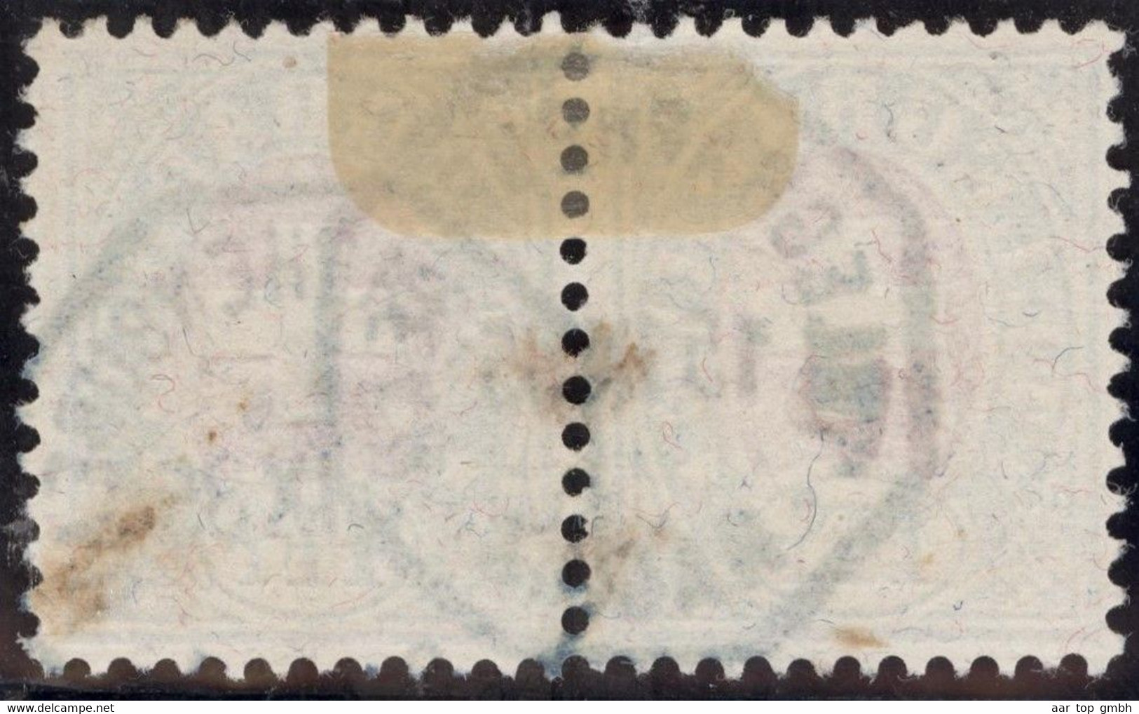Heimat SG RAGAZ 1885-09-15 Blauer Telegraphen-Stempel Auf Paar 1Fr. Zu#17 Telegraphen-Marke - Telegraph