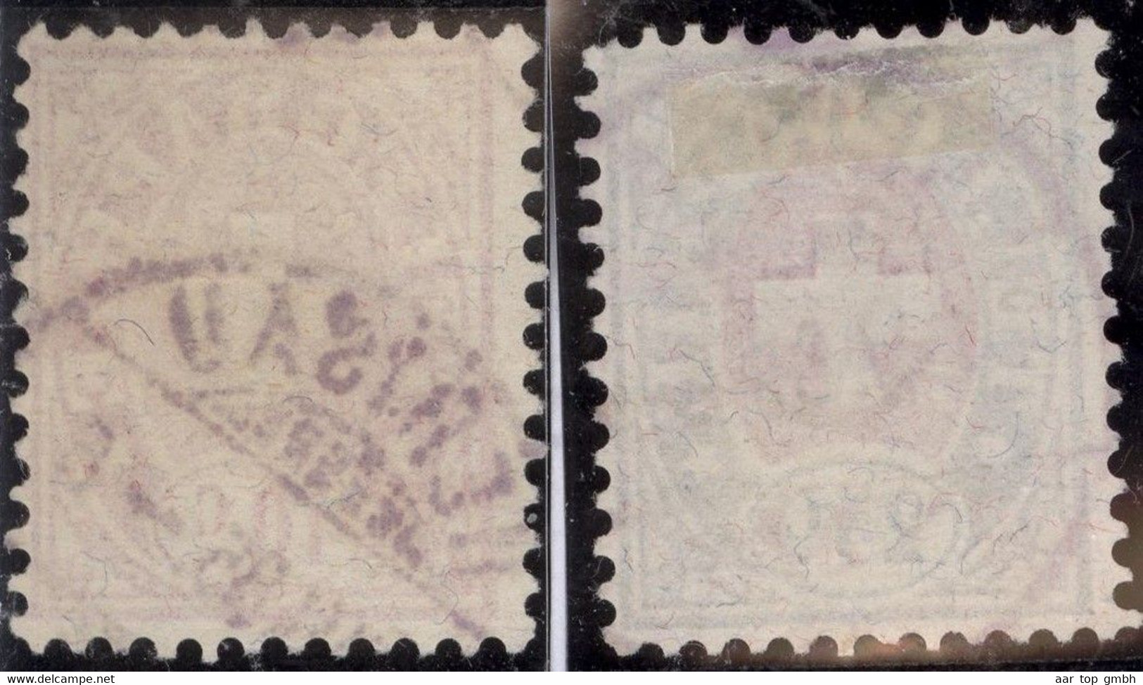 Heimat AI HEIDEN 1885 Telegraphen-Stempel Auf 10 +25 Ct. Zu#14+15 Telegraphen-Marke - Telegraafzegels