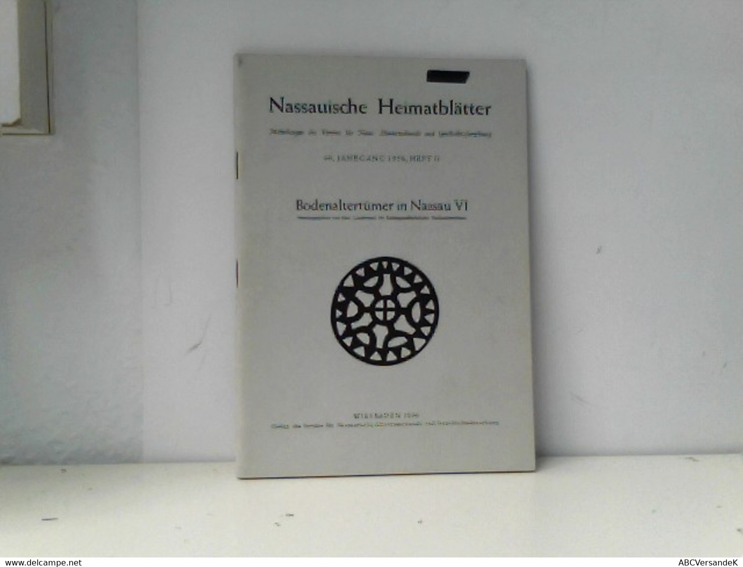 Nassauische Heimatblätter. 1956, Heft II. - Arqueología