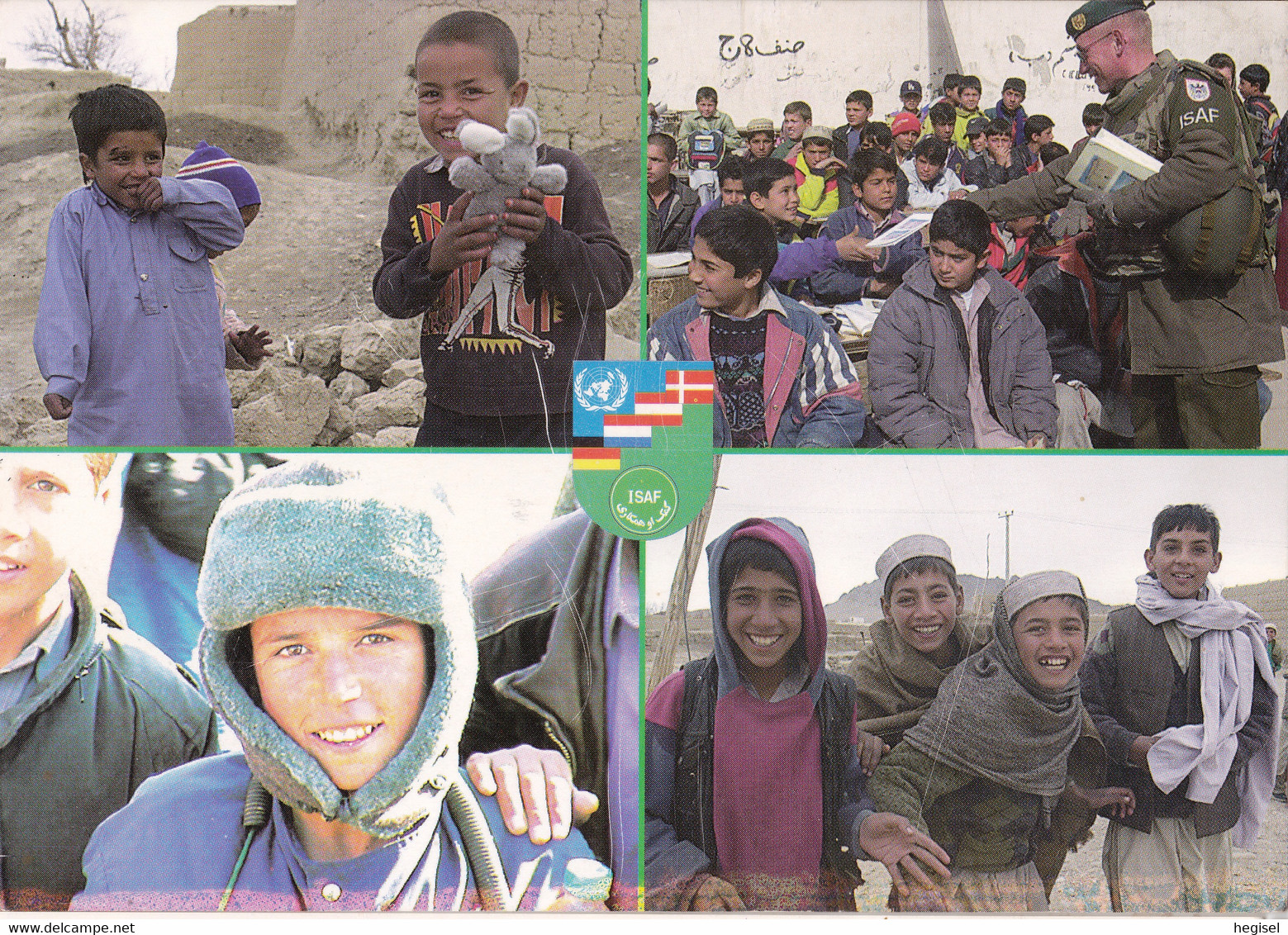 2002, Afghanistan, Kinder In Kabul, Feldpost - Afghanistan