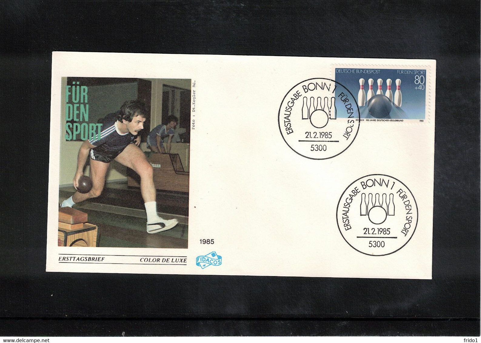 Germany / Deutschland 1985 Sports - Bowling FDC - Boule/Pétanque