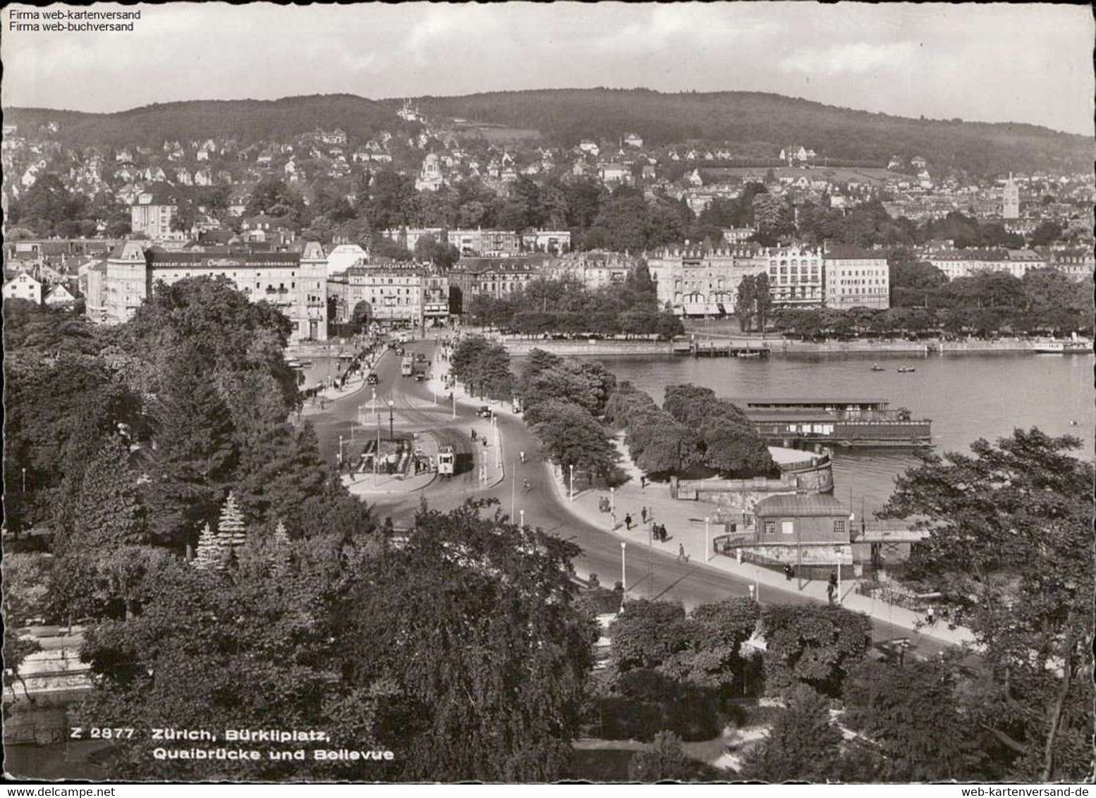 1051848 Zürich, Bürkliplatz, Quaibrücke Und Bellevue - Bellevue