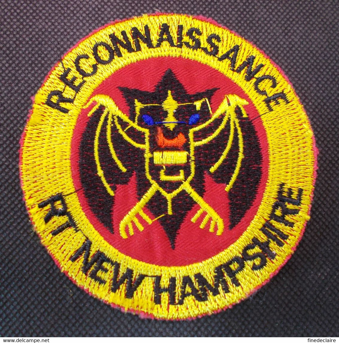Patch Vietnam US 5th Spécial Forces Group Reconnaissance RT - New Hampshire - Ecussons Tissu