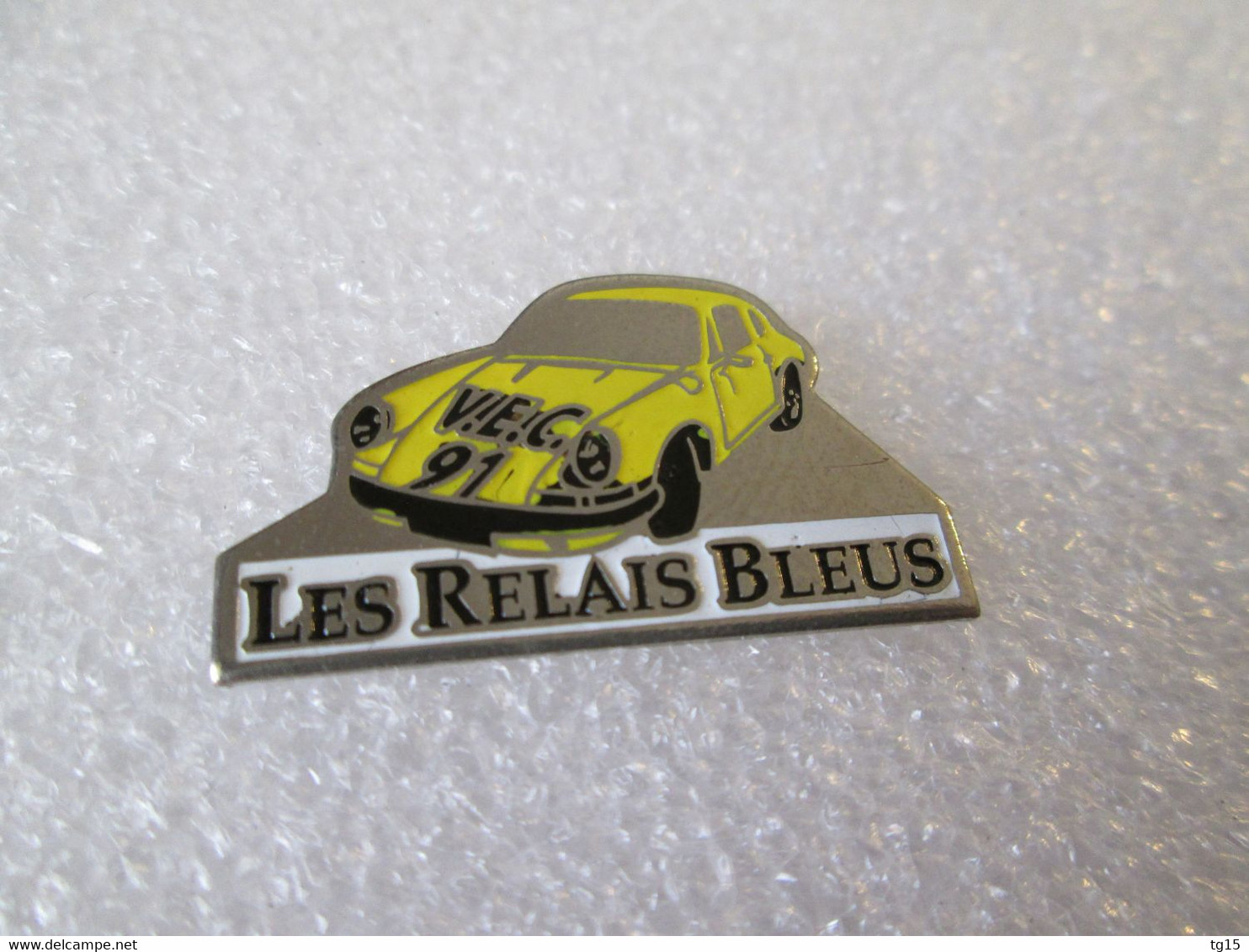 PIN'S    PORSCHE   911  LES  RELAIS BLEUS   VEC  91 - Porsche