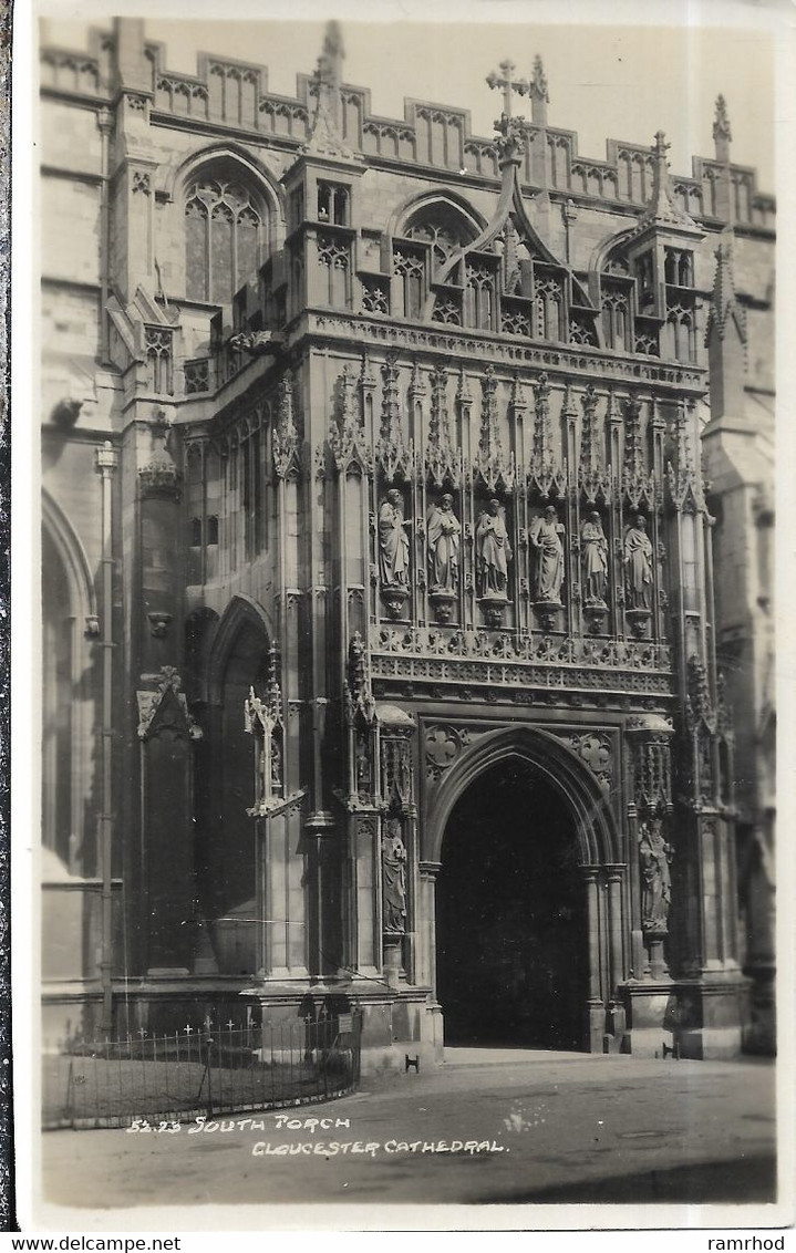 GLOUCESTER CATHEDRAL, South Porch (Publisher - Arjay Productions) Date - Unknown, Unused - Gloucester
