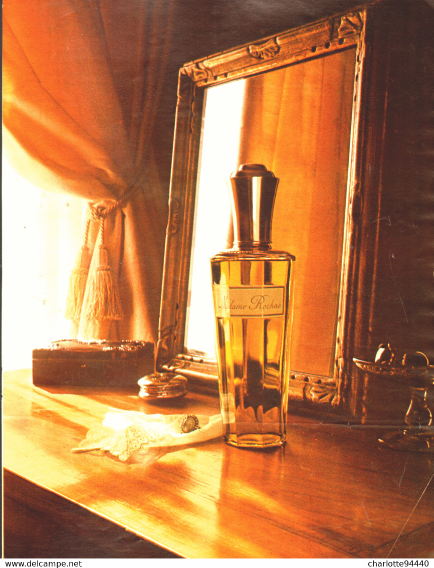 PUB PARFUM " MADAME ROCHAS " De " ROCHAS " 1968  ( 4 ) - Non Classificati