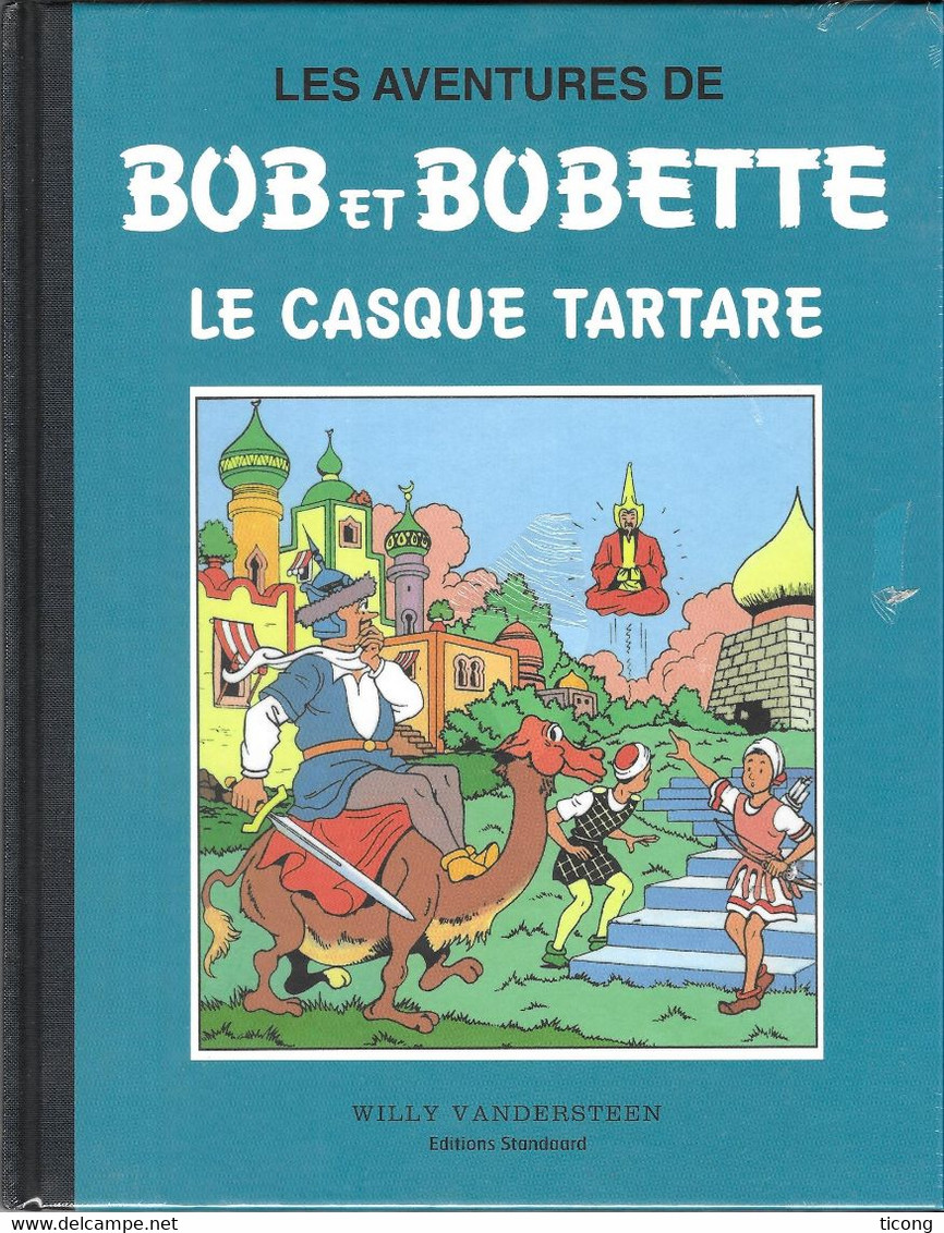 BD BOB ET BOBETTE DE WILLY VANDERSTEEN - COLLECTION BLEUE CLASSIQUE 2009 - LE CASQUE TARTARE ( LIVRE NEUF SOUS BLISTER ) - Bob Et Bobette