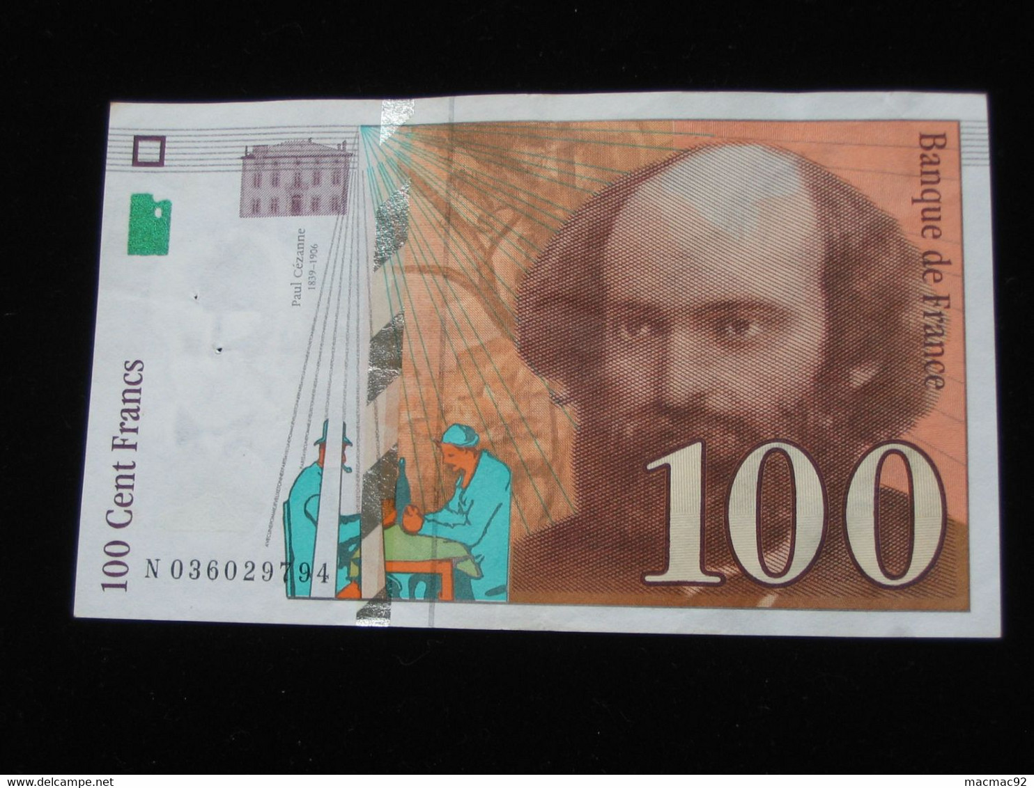 100 Francs Cézanne 1997  **** EN ACHAT IMMEDIAT ***** - 100 F 1997-1998 ''Cézanne''