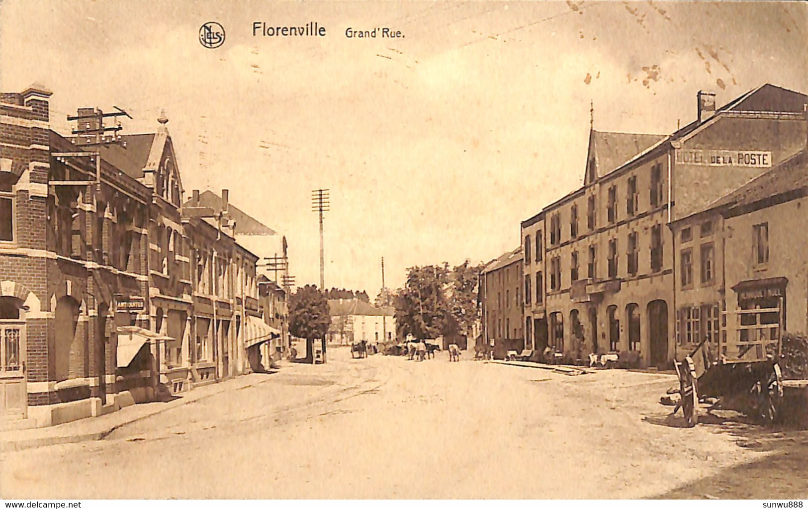 Florenville - Grand'Rue (animée Edit. L. Duparque 1927) - Florenville