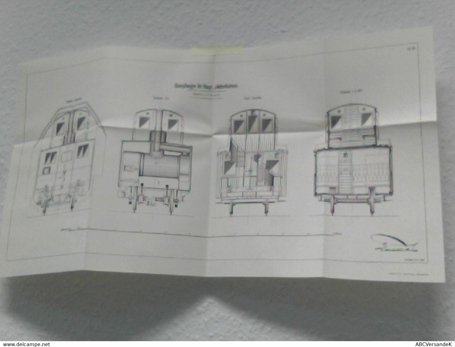 2 Entwurf Zu Einem Damfwagen Für Haupt- Und Nebenbahnen, REPRINT - Transport