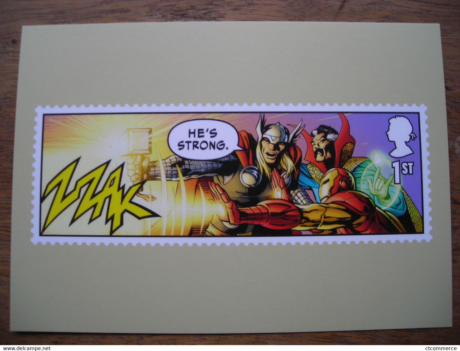 Marvel: Dessinateurs Britanniques, 1st Thor Doctor Strange & Iron Man - Stamps (pictures)