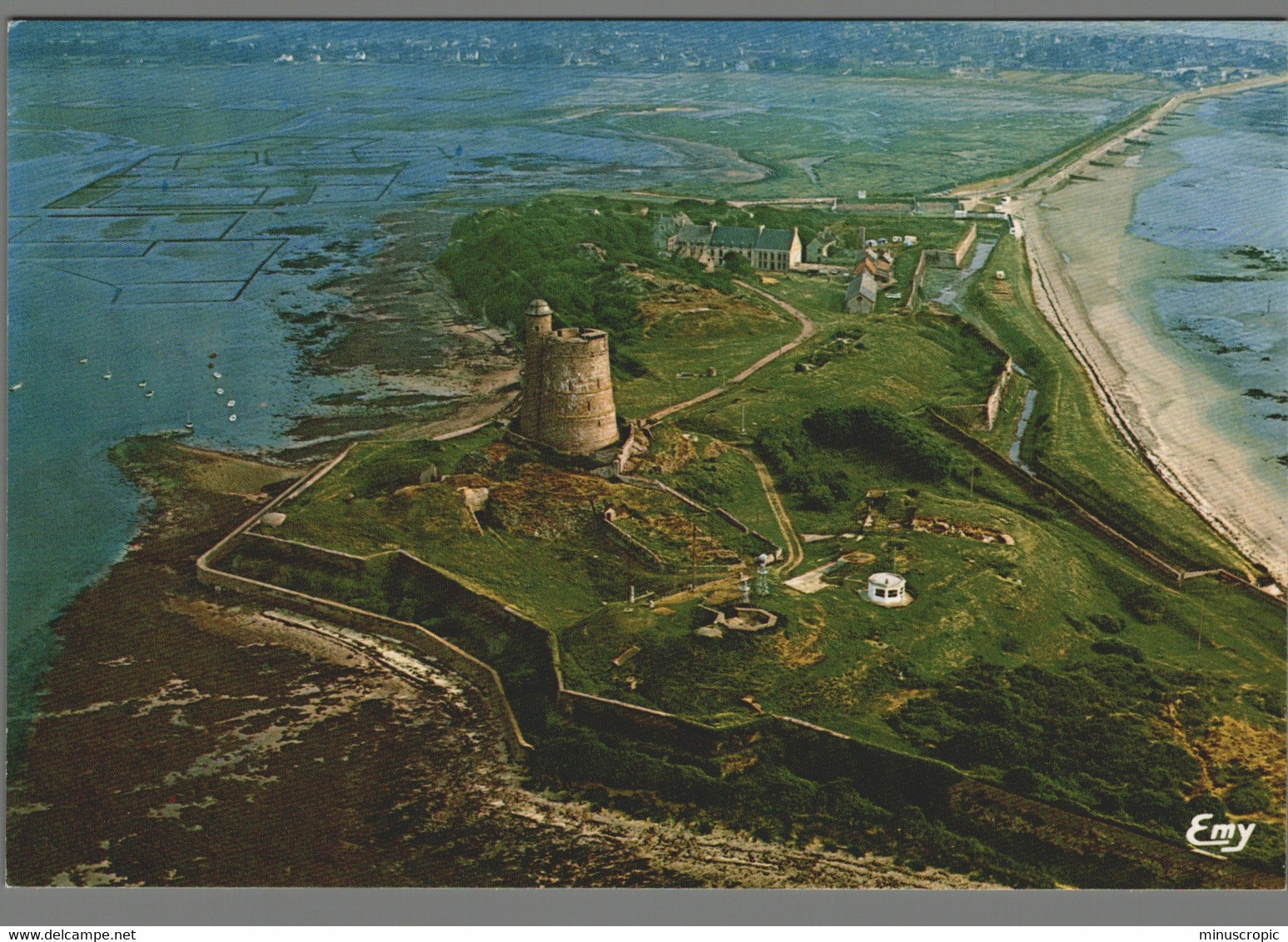 CPM 50 - Saint Vaast La Hougue - Le Fort De La Hougue Et Ses Fortifications - Saint Vaast La Hougue