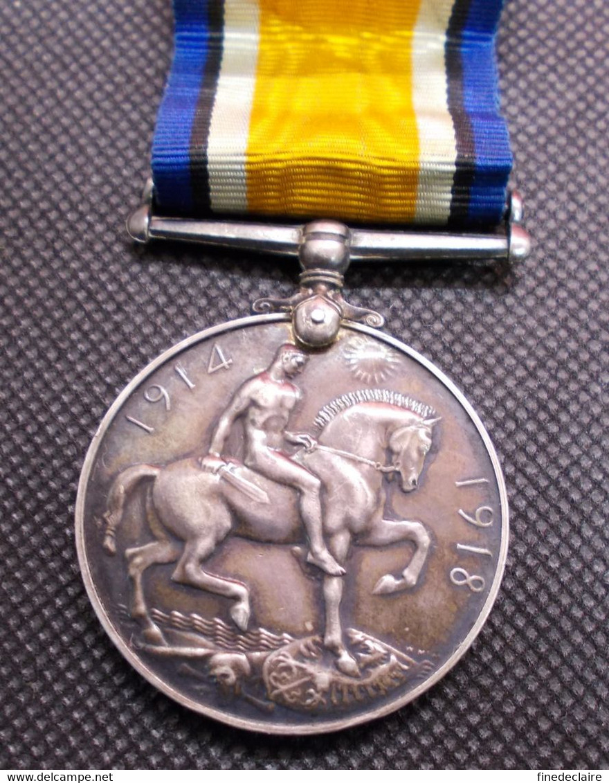 Médaille Argent - Georges V - 1914/1918 - 36711 PTE. H. Howorth - E. York .R. - Gran Bretagna