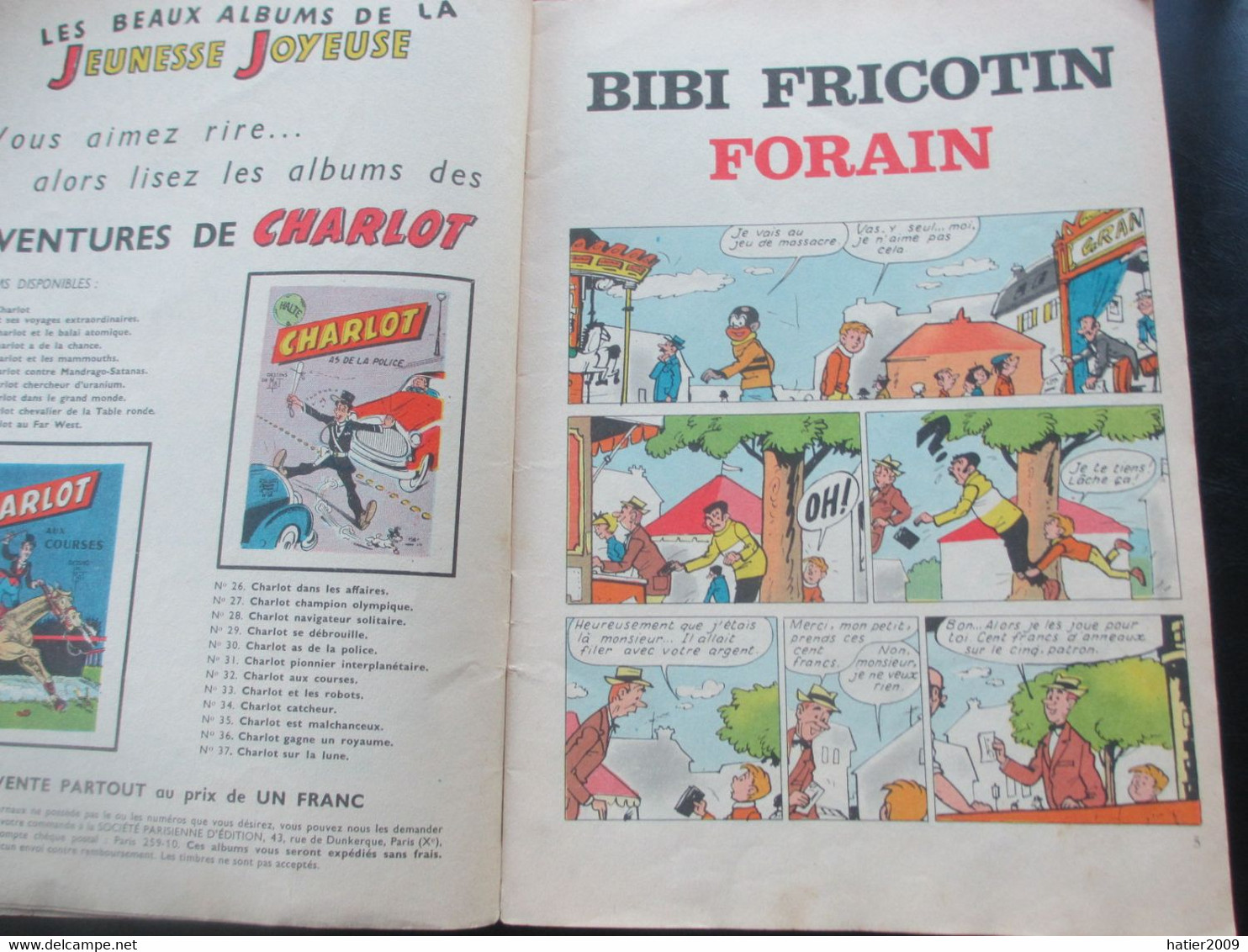 EO BIBI FRICOTIN Chez RAZIBUS -  Album N° 69 - 1965 - Forain Pierre Lacan - Bibi Fricotin