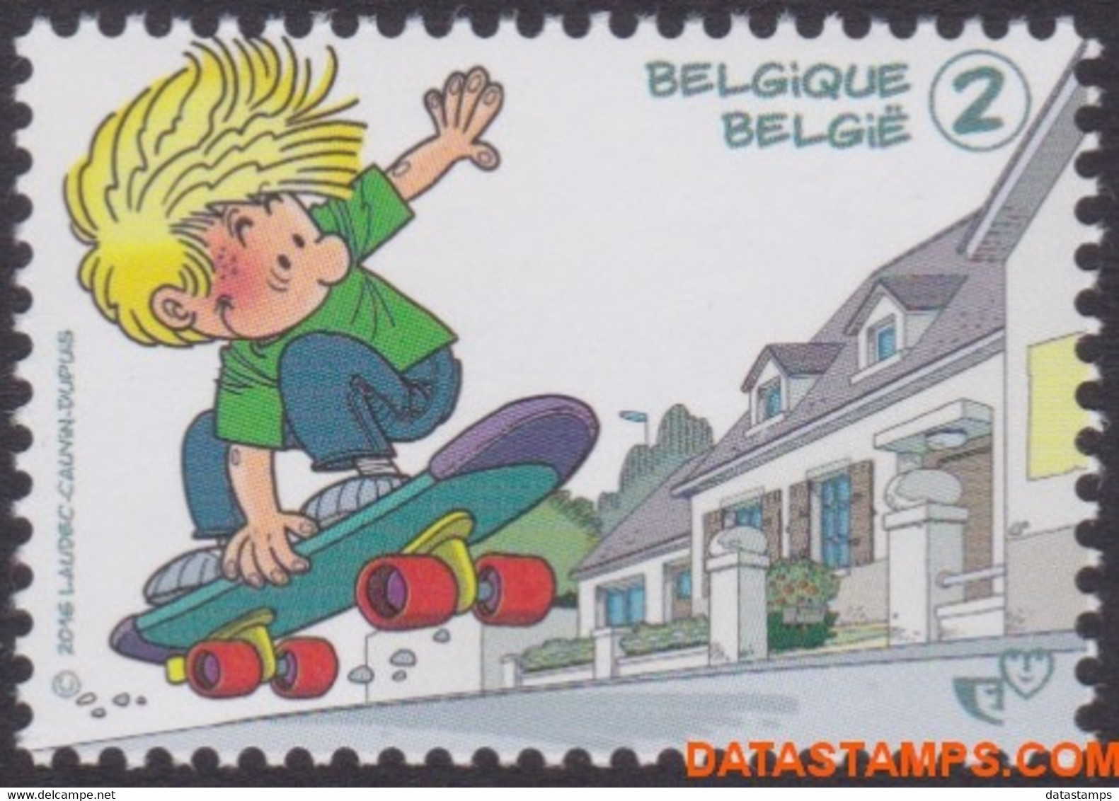 België 2016 - Mi:4626, Yv:4552, OBP:4580, Stamp - XX - Youth Philately Cedric - Ungebraucht