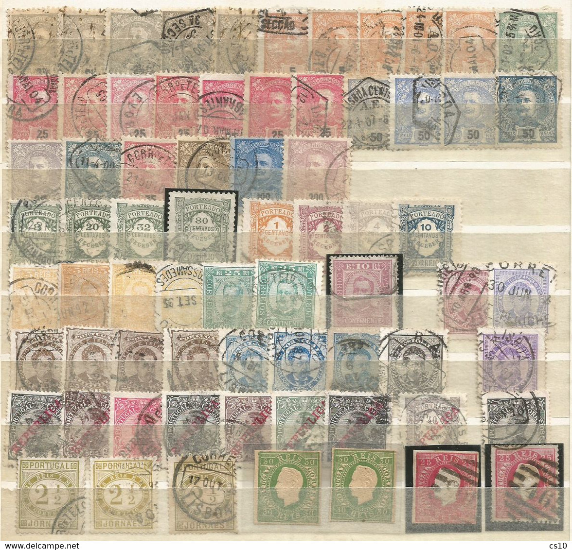 Old Portugal Lot Used Stamps Good Quality - Collections