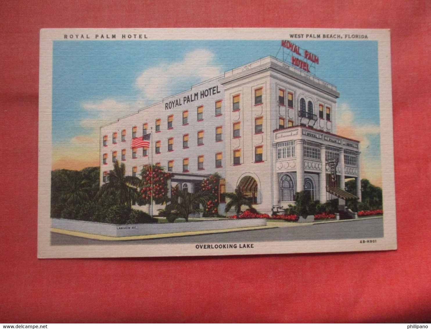 Royal Palm Hotel.  West Palm Beach.   Florida           Ref  5391 - West Palm Beach