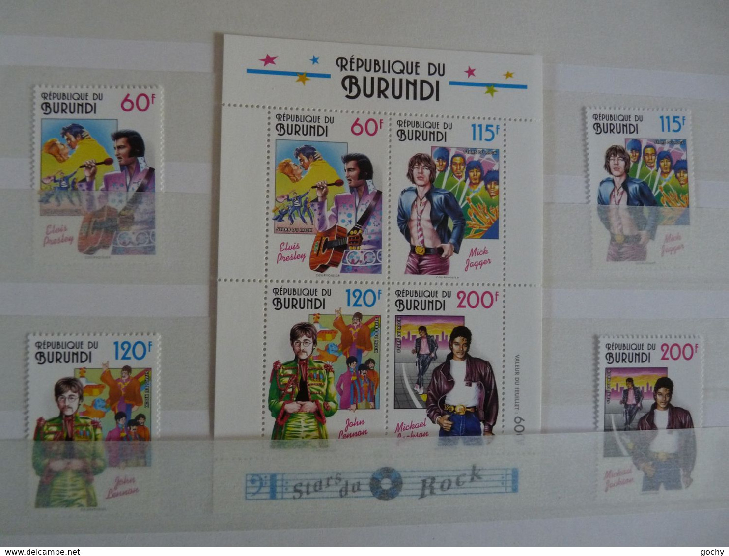 BURUNDI : 1994 : N° 1045 à 1048 **+ Bloc 134  **    Cat.: 35€ - Ungebraucht