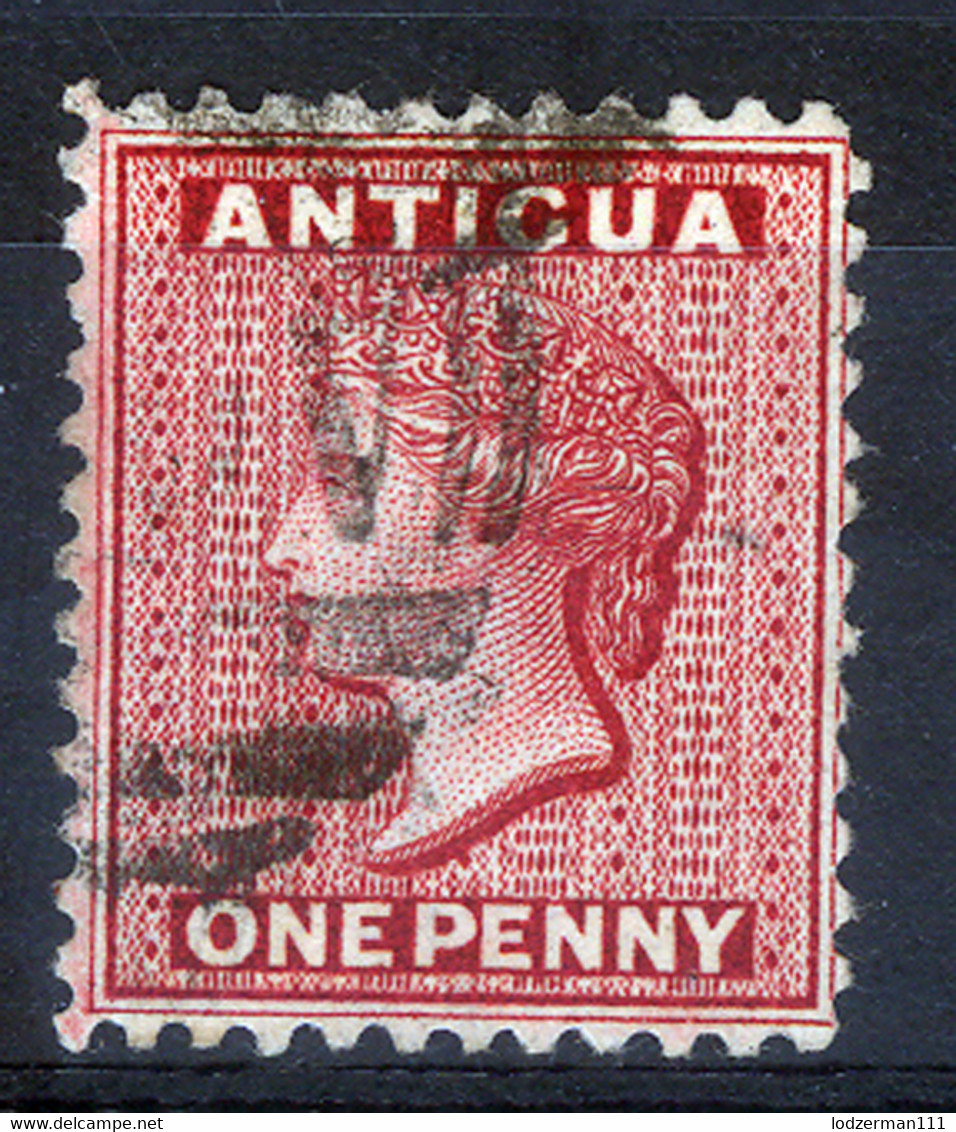 ANTIGUA 1884 Wmk CA Perf.12 -  Yv.13 (Mi.11C, Sc.20) Used (VF) - 1858-1960 Colonia Britannica