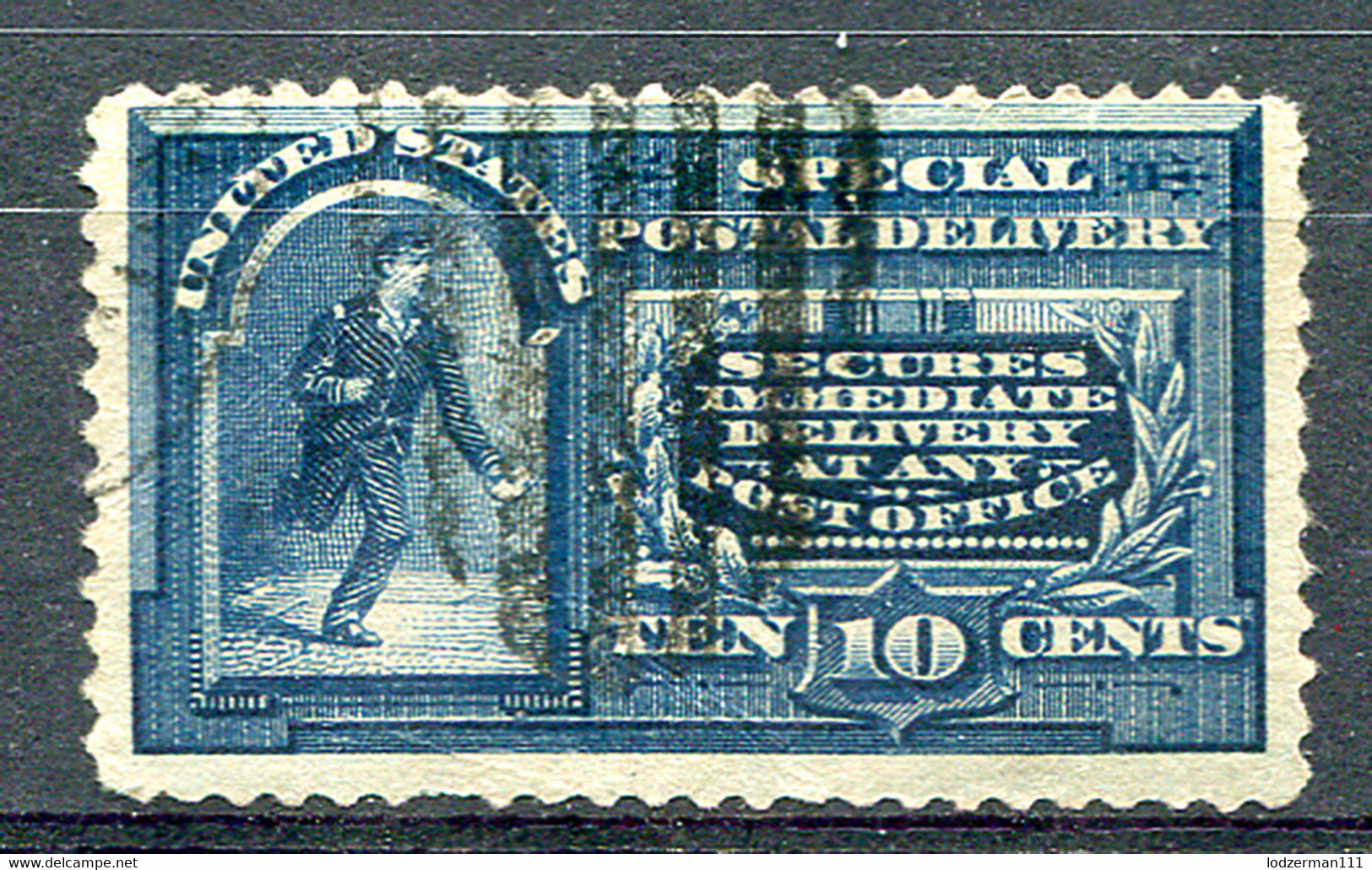 US Special Delivery 1894 Unwmk Line Under Ten Cents - Mi.102 (Yv.6, Sc.E4) Used (VF) - Express & Einschreiben