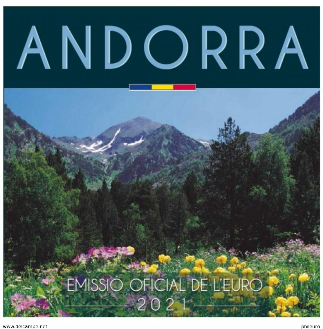 Andorre 2021 : Coffret BU Des 8 Pièces - Disponible En France - Andorre