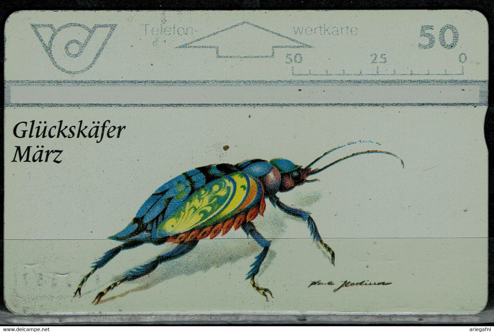AUSTRIA  1998 PHONECARD INSECTS USED VF!! - Andere & Zonder Classificatie