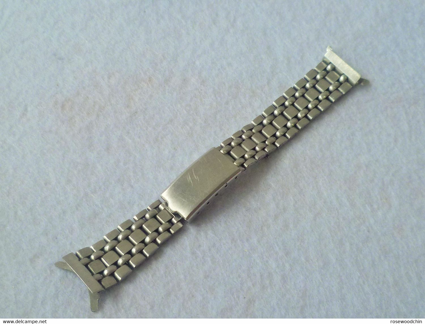 Vintage Stainless Steel Lady Watch Band Bracelet Lug 14/15 Mm (#60) - Montres Gousset