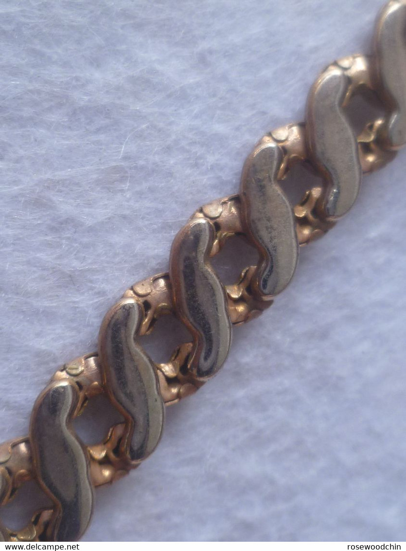 Vintage Gold Tone Expansion Lady Watch Bracelet Band Lug 10/11 Mm (#61) - Montres Gousset