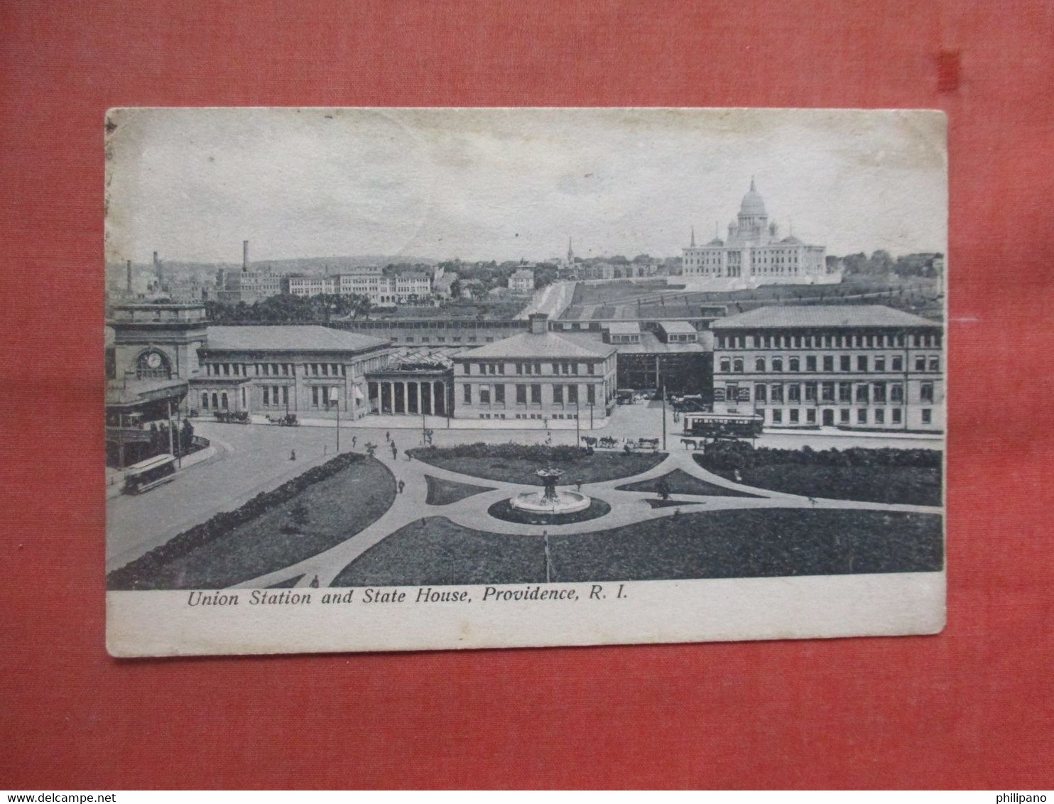 Union Station & State House.    Providence Rhode Island > Providence     Ref  5392 - Providence