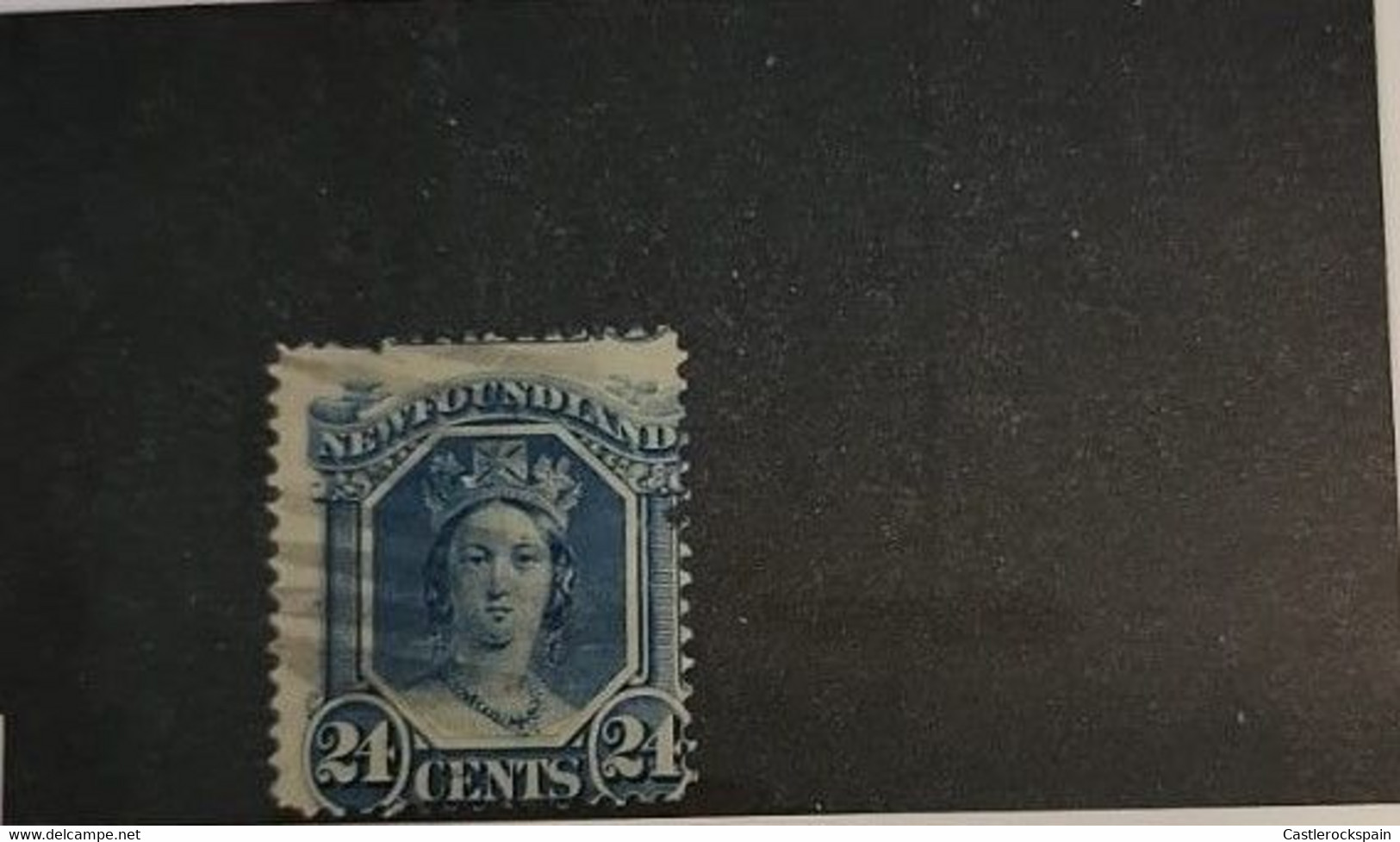 O)  1858 NEWFOUNDLAND, BRITISH DOMINION, QUEEN VICTORIA, SCT 31 25C BLUE,  XF - Autres & Non Classés