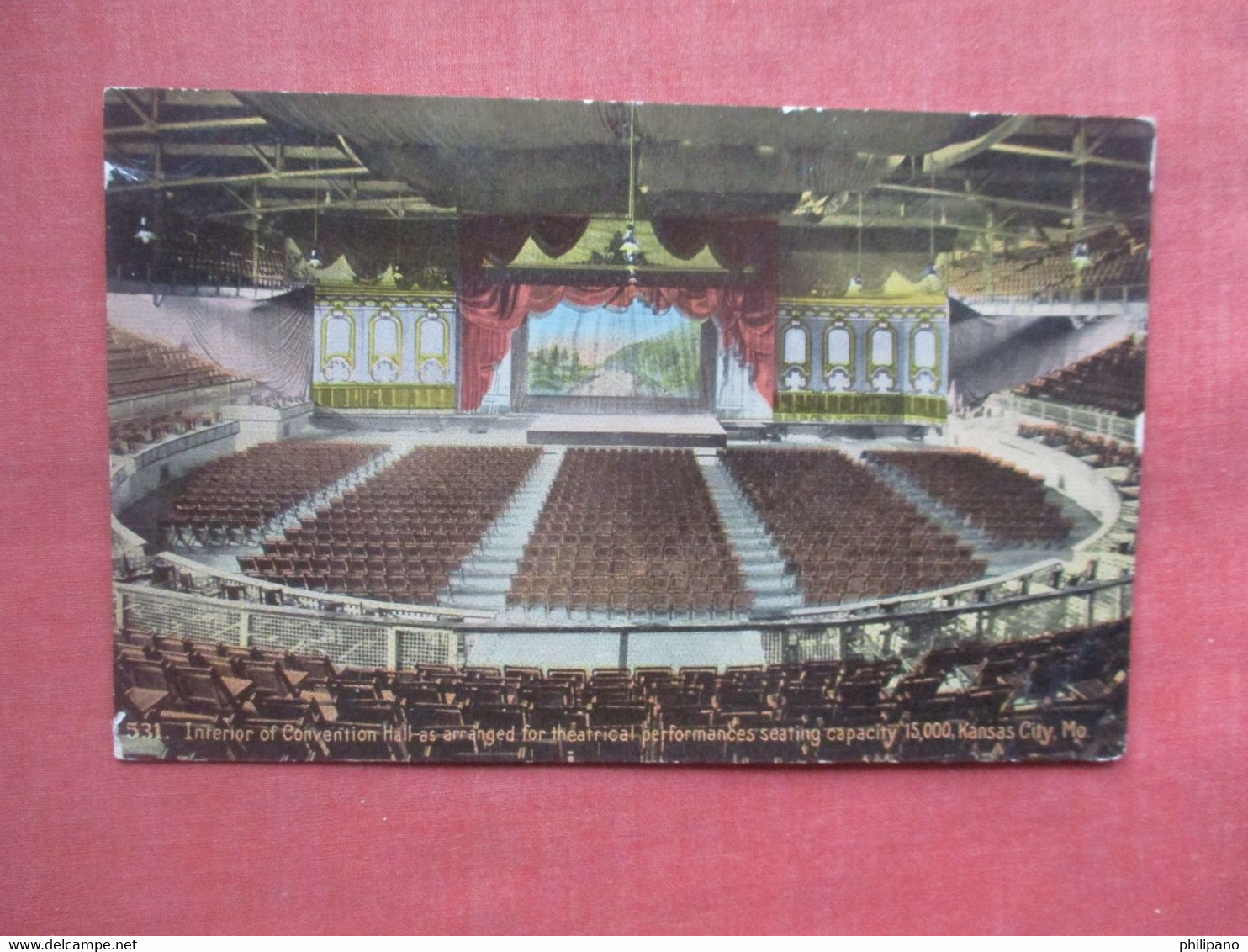 Interior Convention Hall.    Kansas City – Missouri >      Ref  5392 - Kansas City – Missouri
