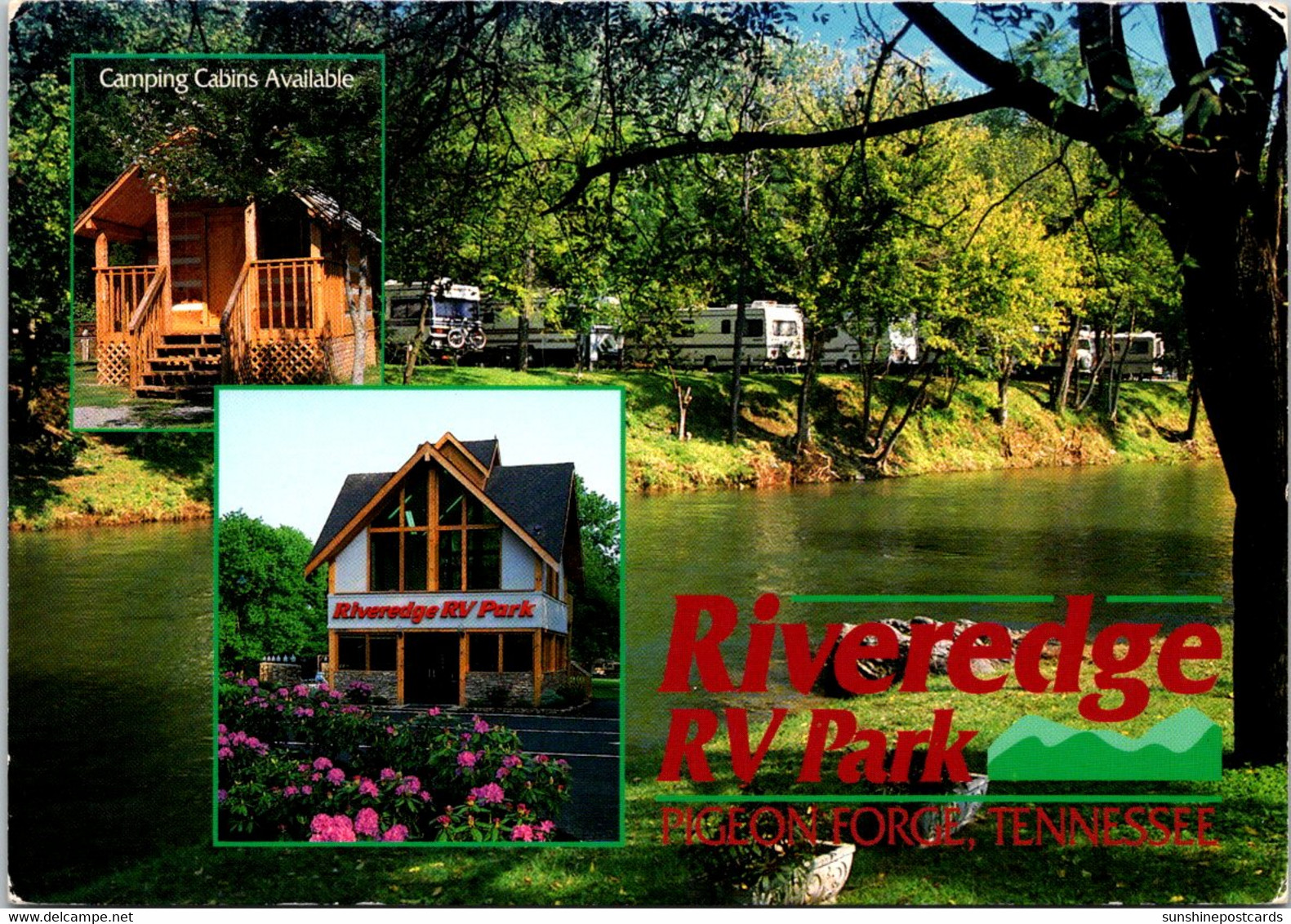 Tennessee Pigeon Forge Riveredge RV Park And Camping Cabins - Smokey Mountains