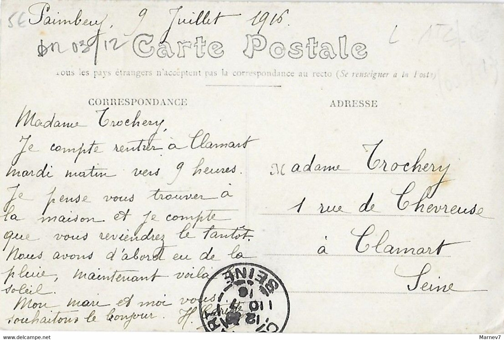 44 Loire Atlantique - CPA - PAIMBOEUF - Rue Pierre Jubau- La Poste - Télégraphe - - Paimboeuf