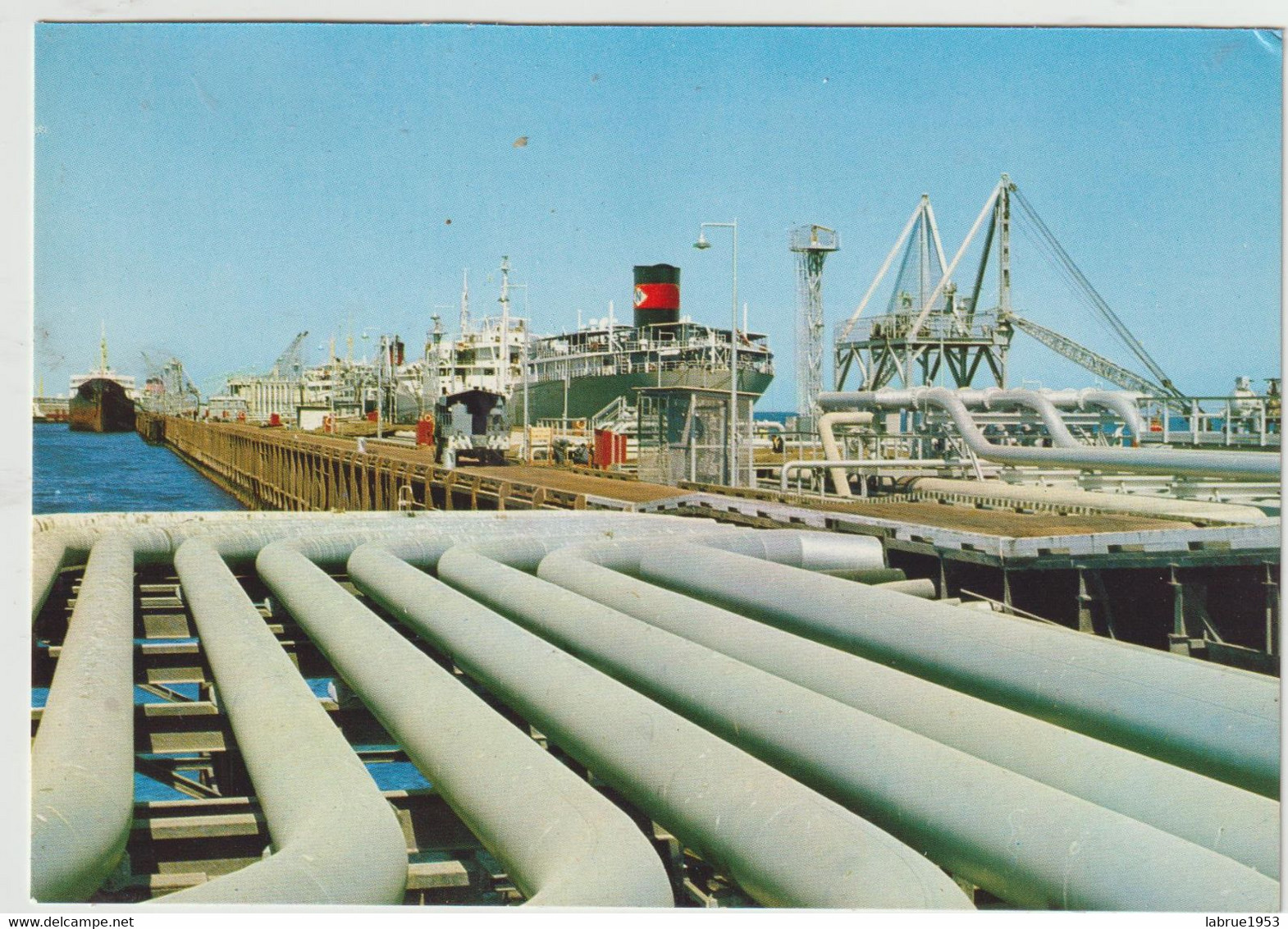 Koweit -Pipelines At Ahmed Port , Bâteau  - (E.9222) - Kuwait